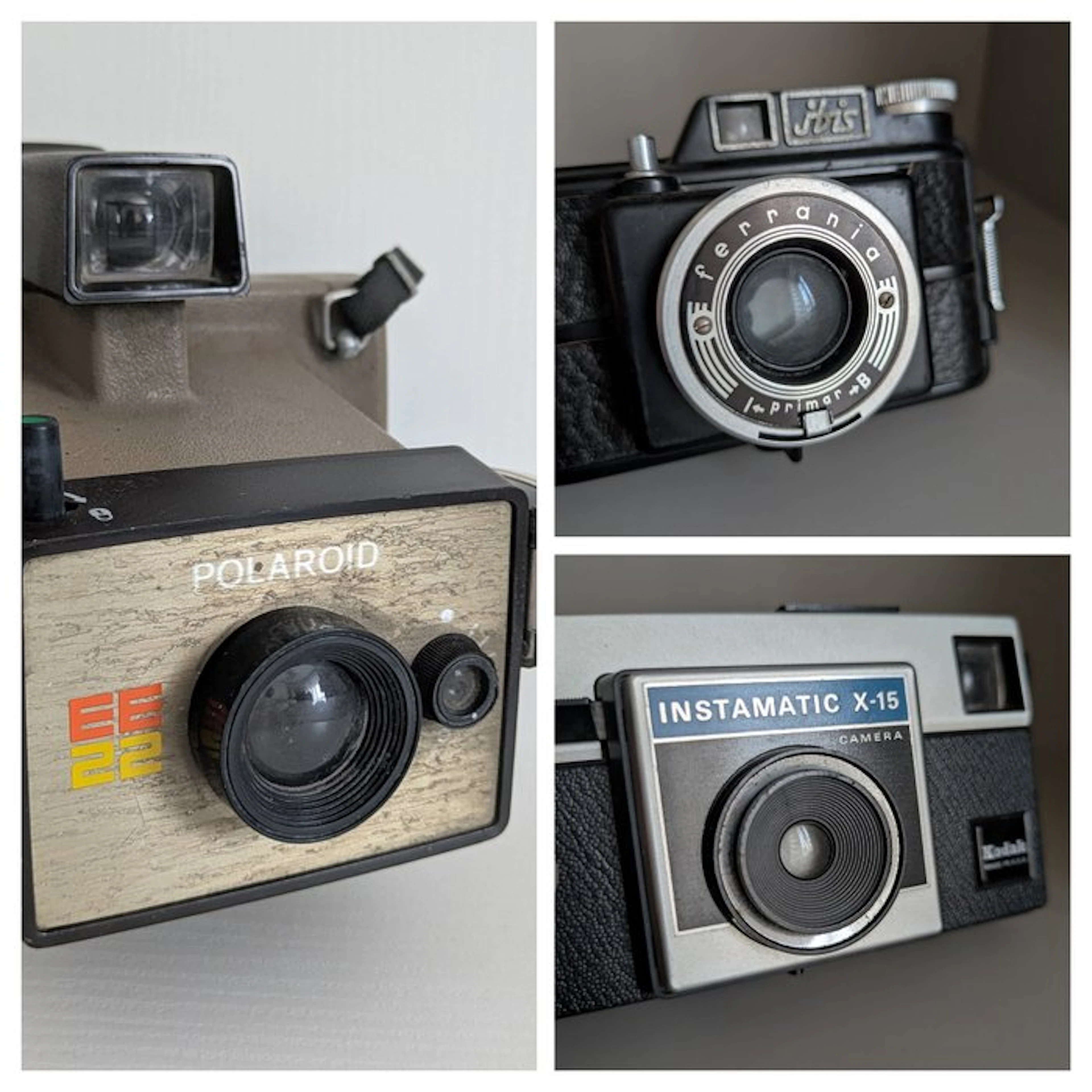 Polaroid, Ferrania, Kodak EE 22 / Ibis / Instamatic X-15 Analogue