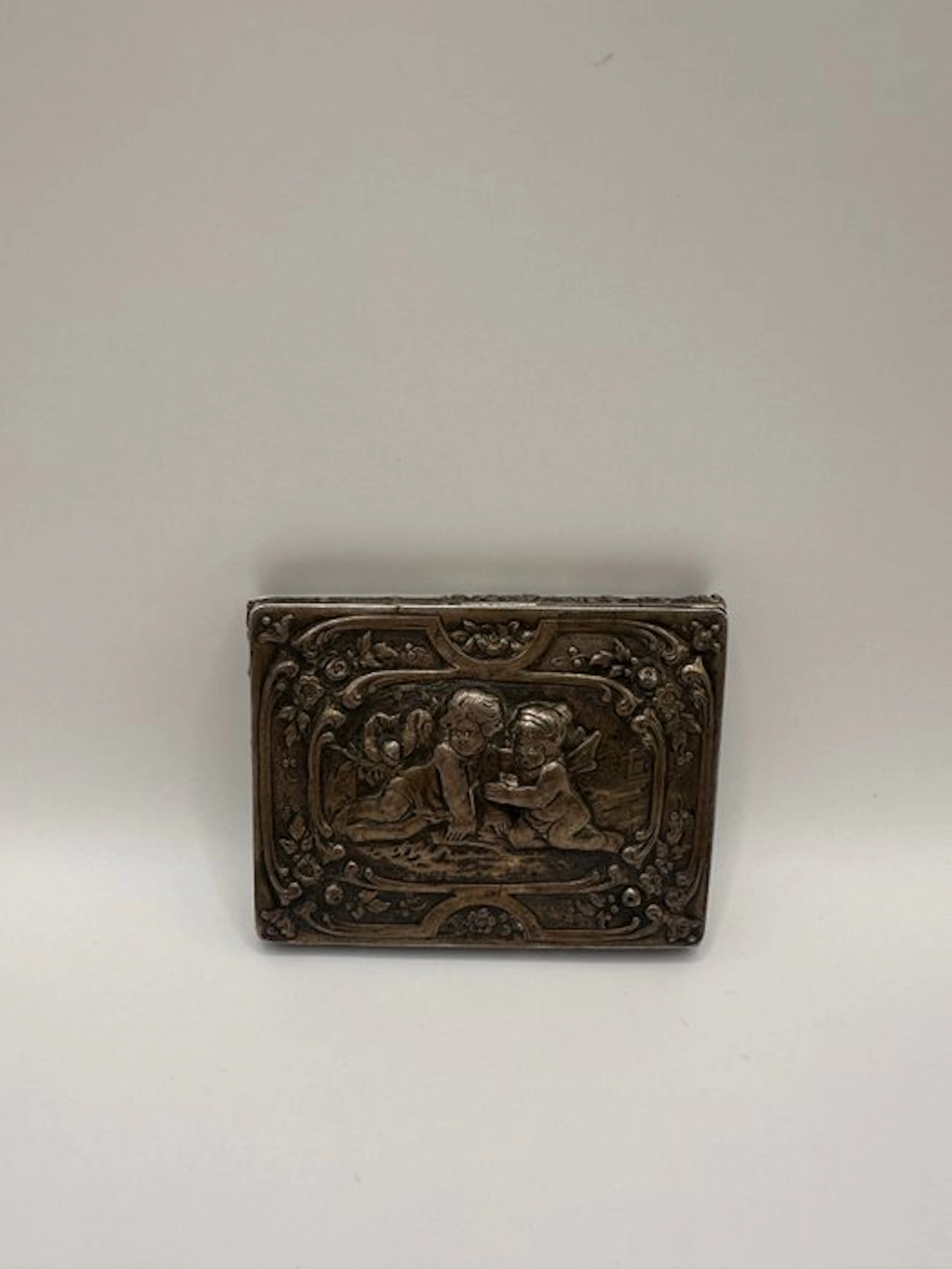 Pillbox - .800 silver - Hanauer Silver Tin
