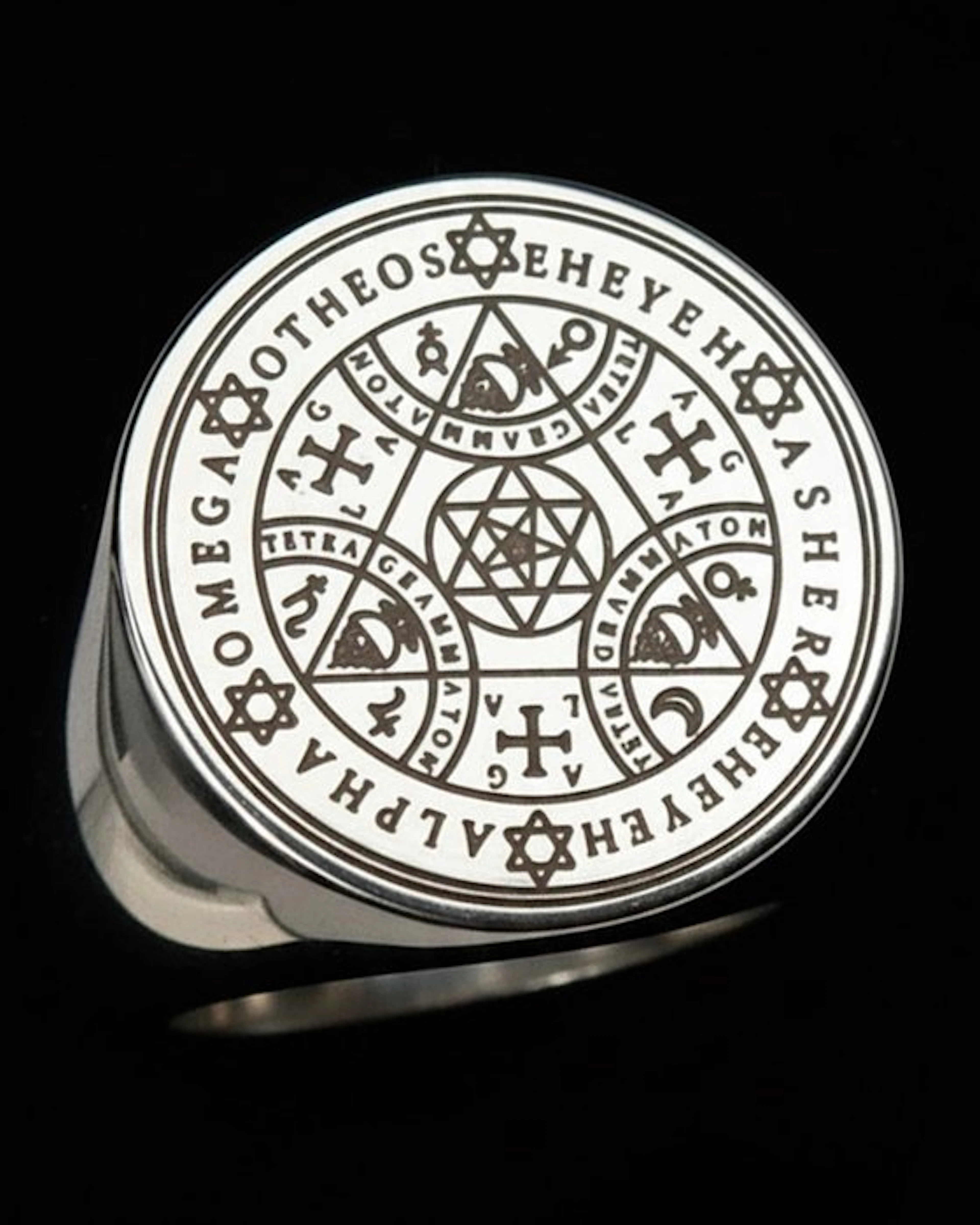 Signet Ring of the Seven Archangels: Divine Protection, Miracle & Power - Ring