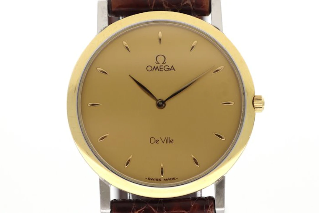 Omega - Omega De Ville Classic Quartz "Gold Dial" - No...
