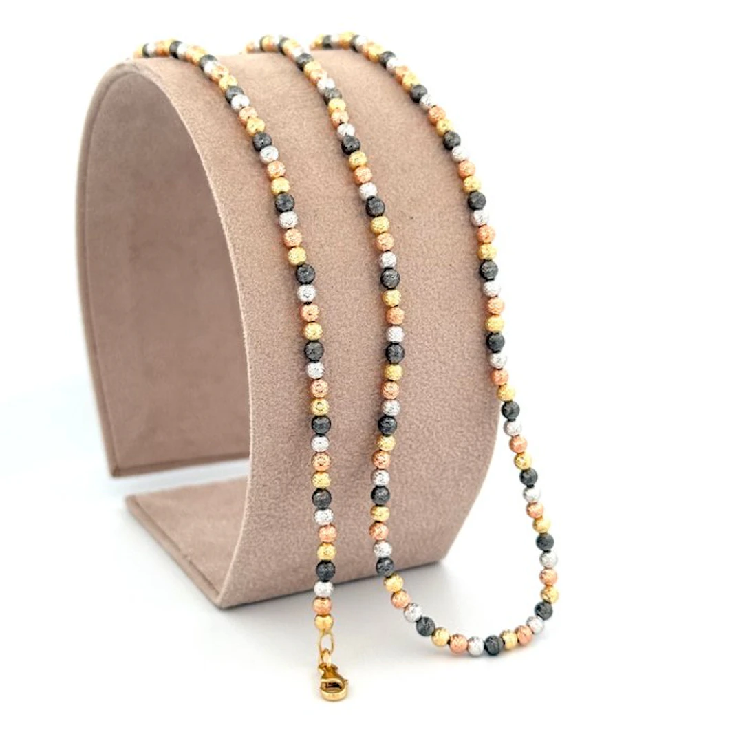 Handmade - Necklace - 50 cm - 18 kt