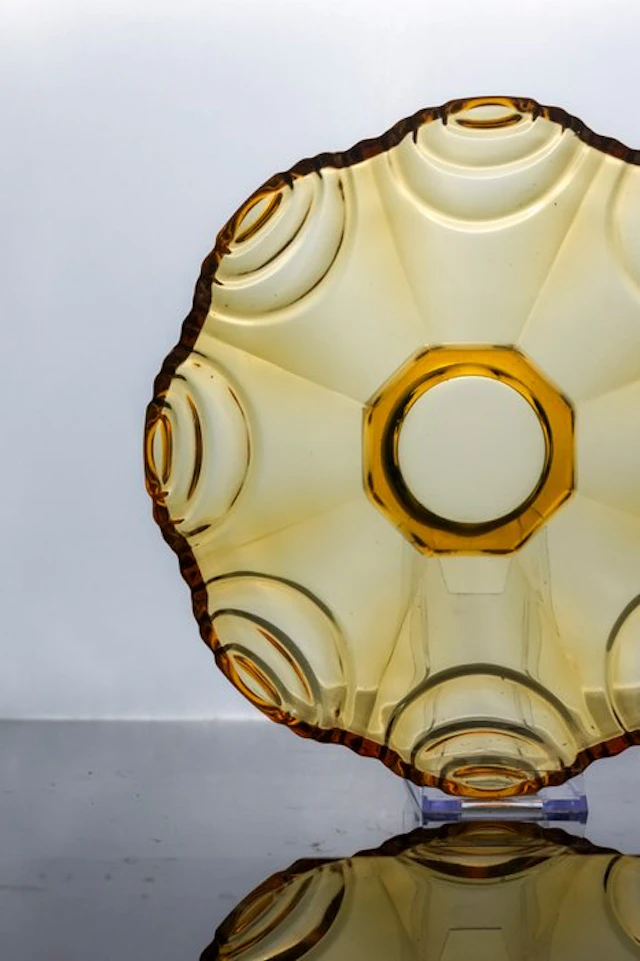 Hermanova Hut - František Pečený - Platter - Glass