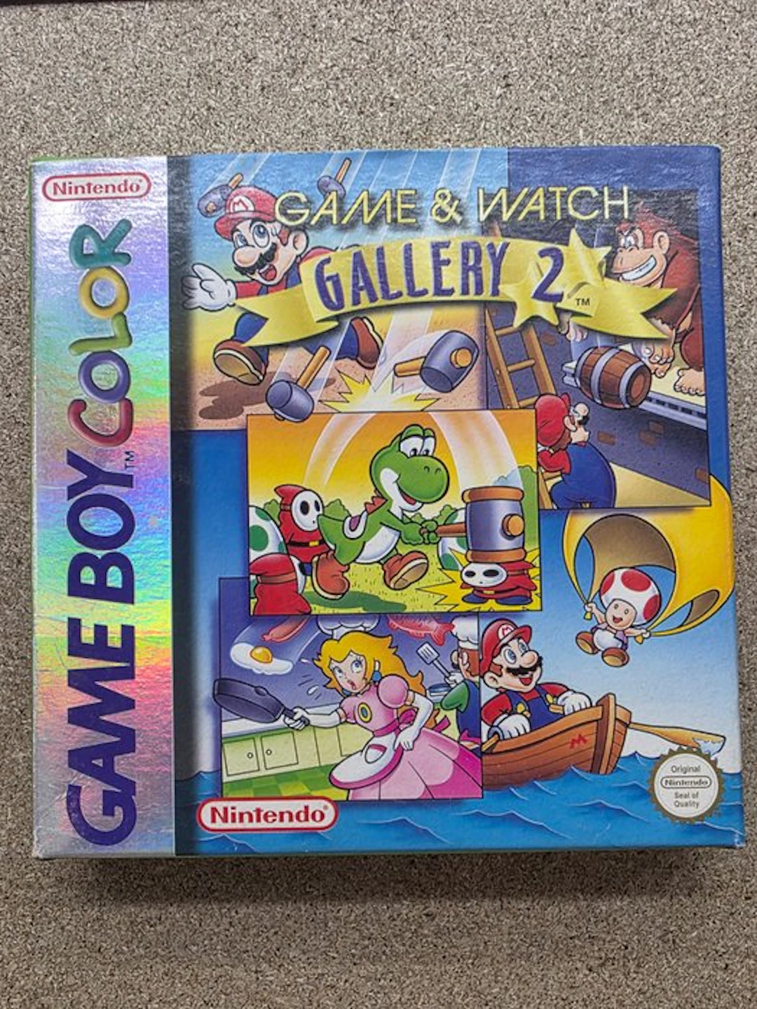 Extremely Rare Nintendo Game Boy "Game & Watch Gallery 2"...