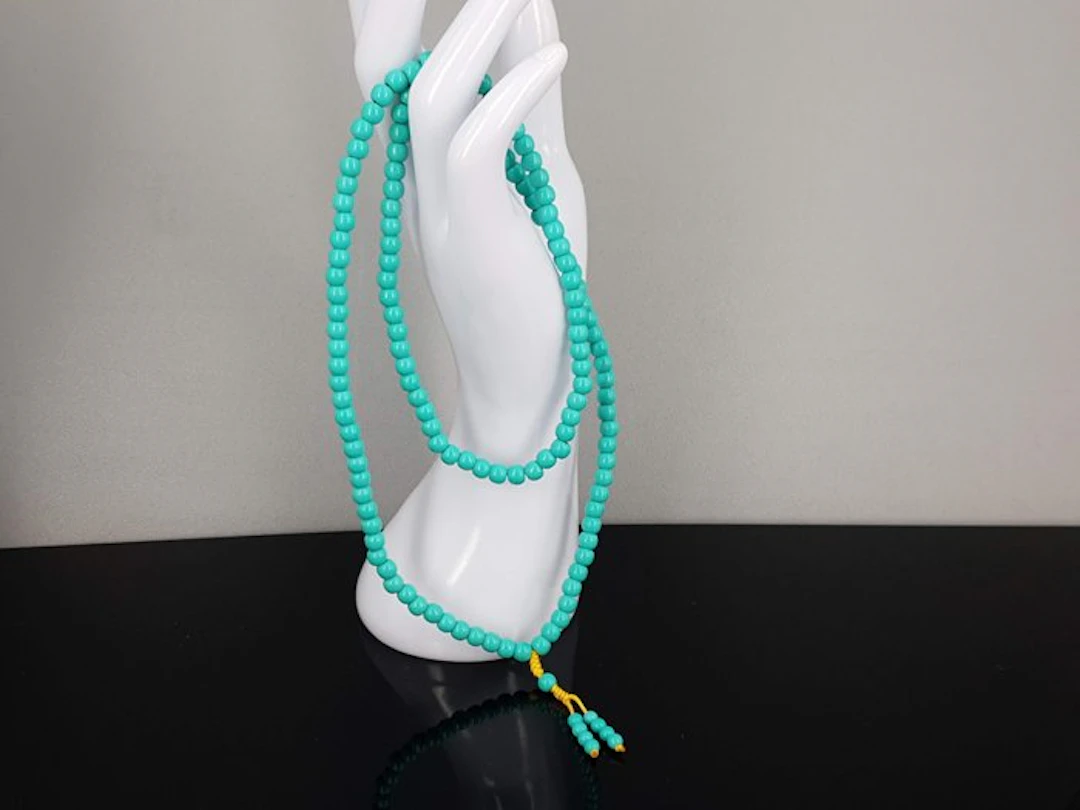 Tinted Howlite Tasbih Prayer / Free Shipping - Chain