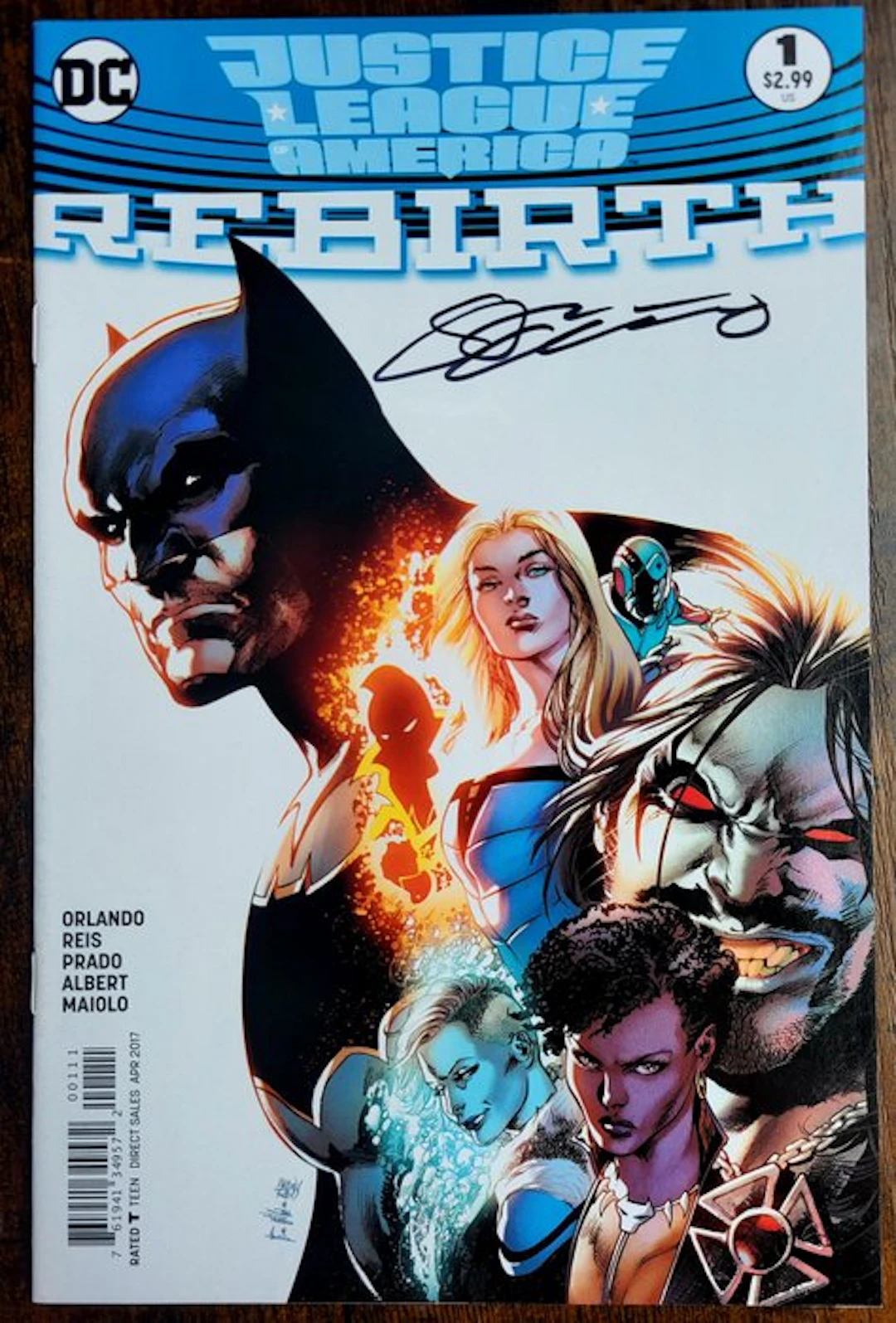 Justice League of America: Rebirth #1 2017 1st Print...