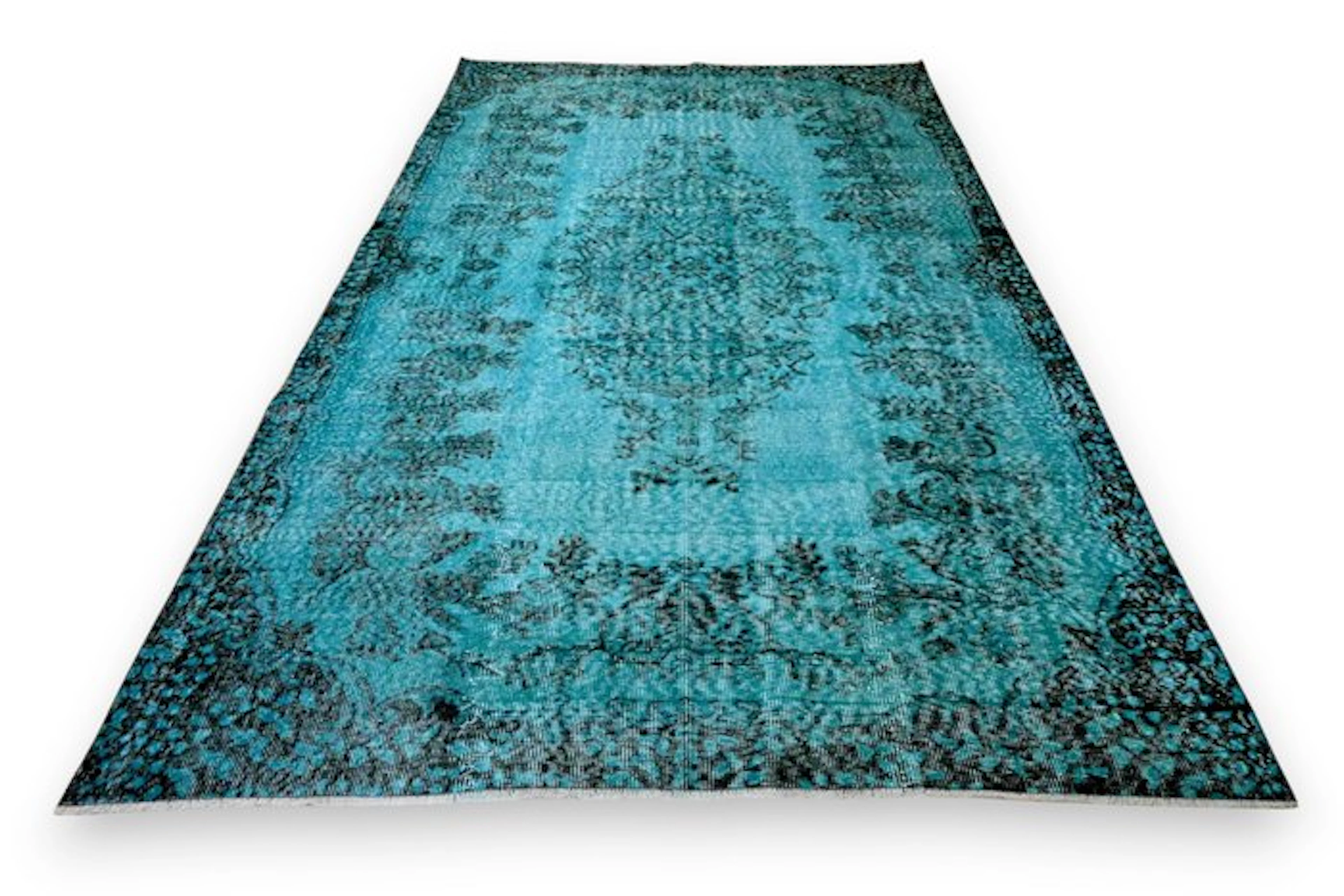 Blue vintage - Rug - 285 cm - 170 cm - √ handmade √ certificate