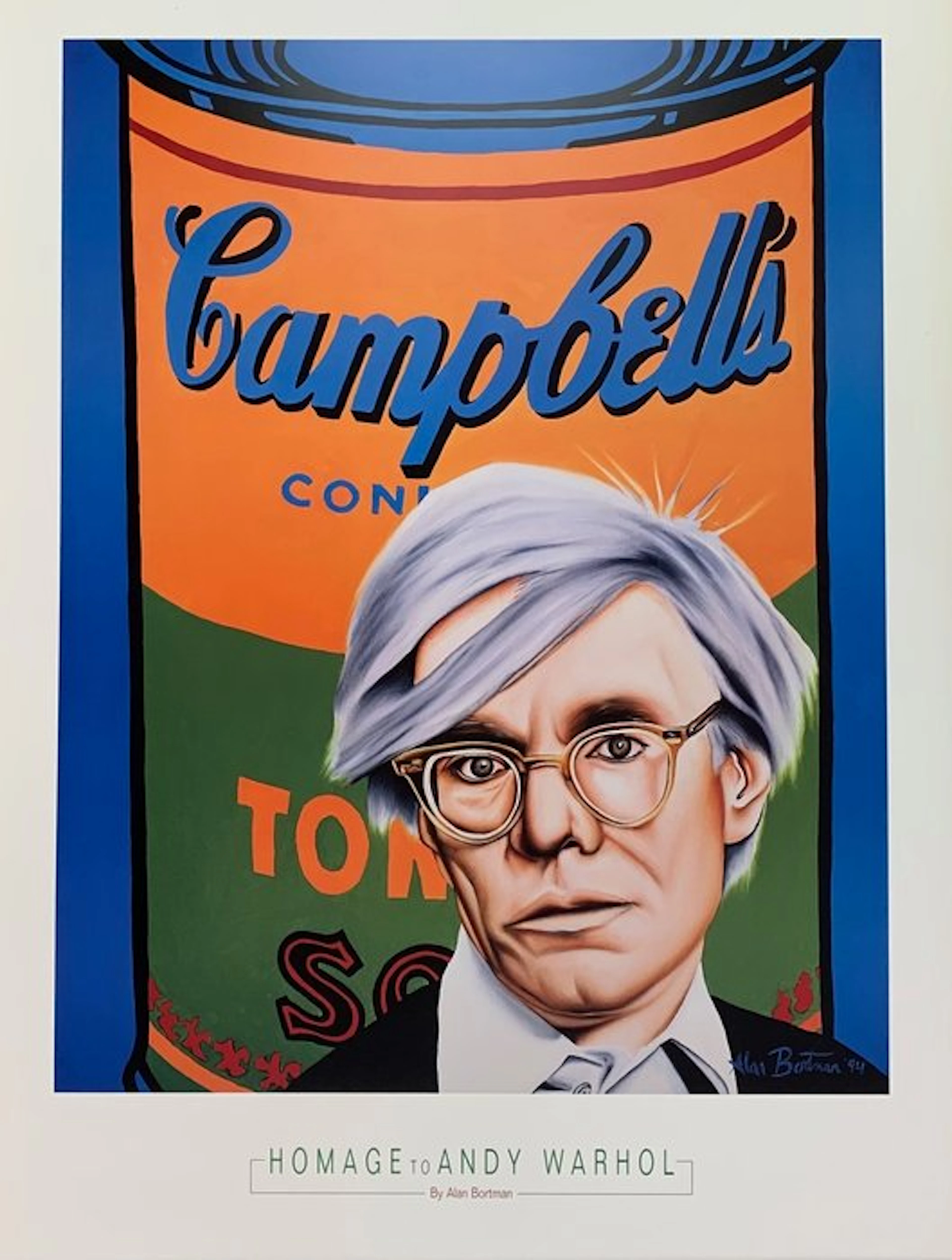Alan Bortman (after) - Hommage to Andy Warhol - Pop Art...