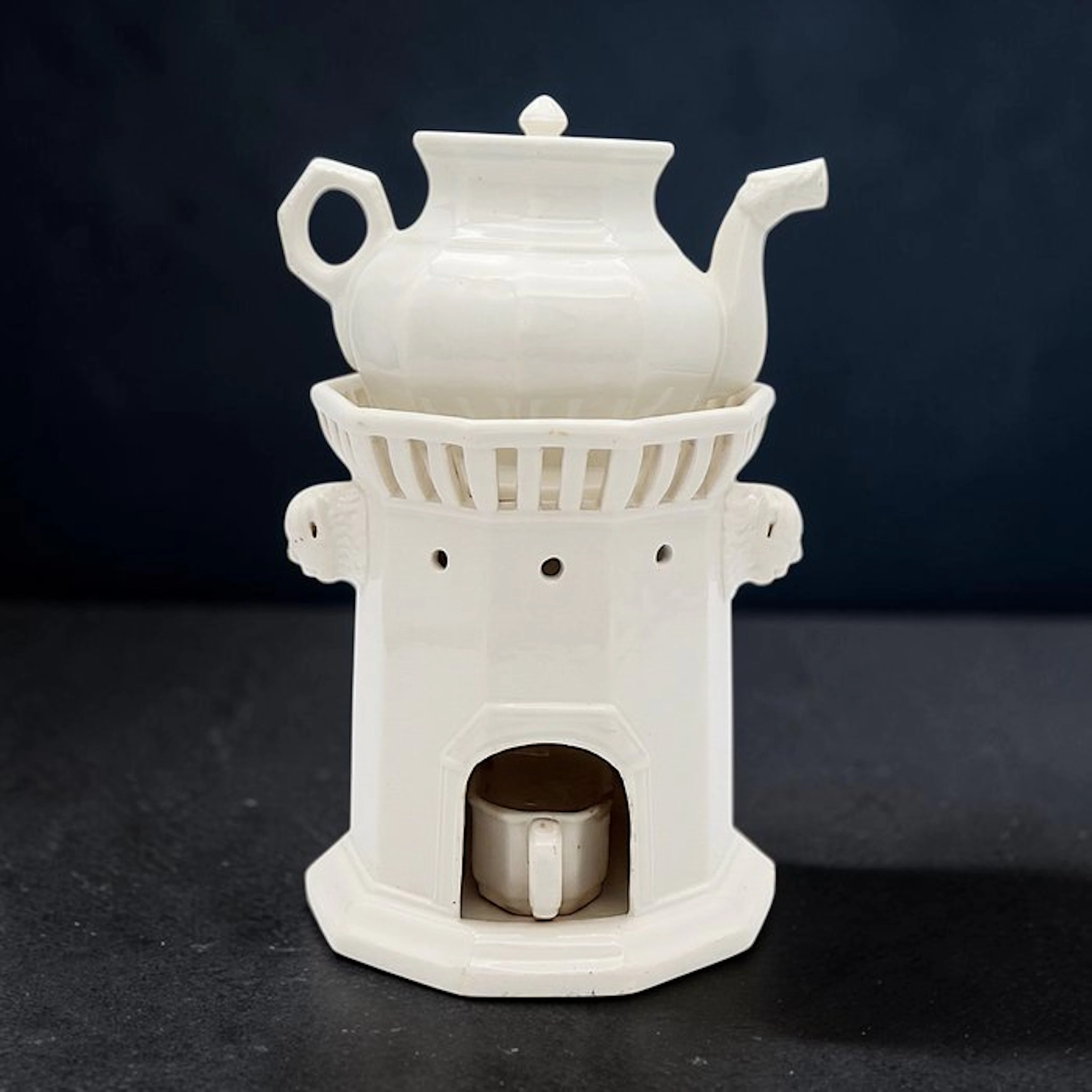 L. Lebeuf et Cie Montereau - Teapot - Model "Night-Light...