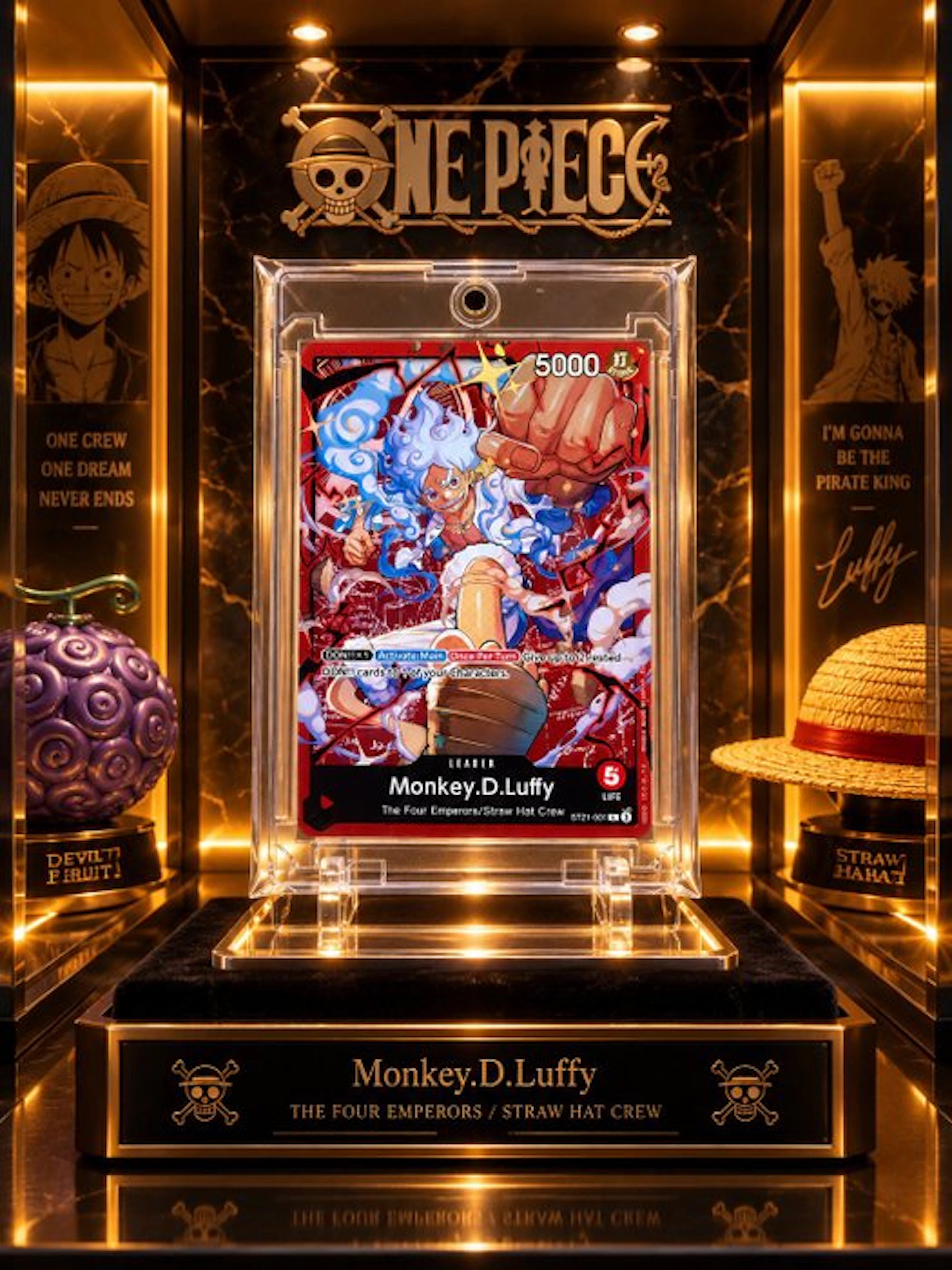 Bandai - 1 Card - One Piece - Monkey D