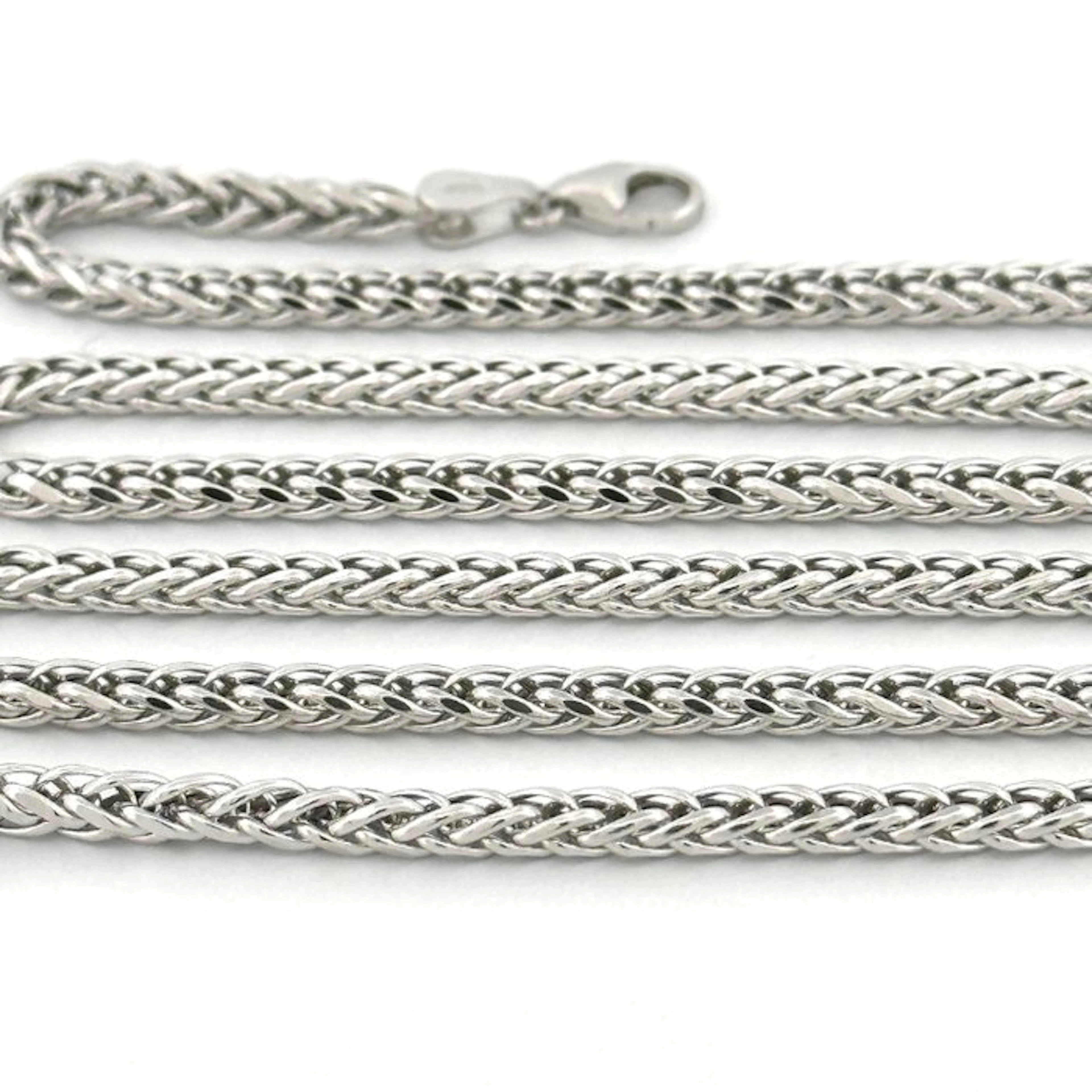 Necklace - 18 kt. White gold - Spiga