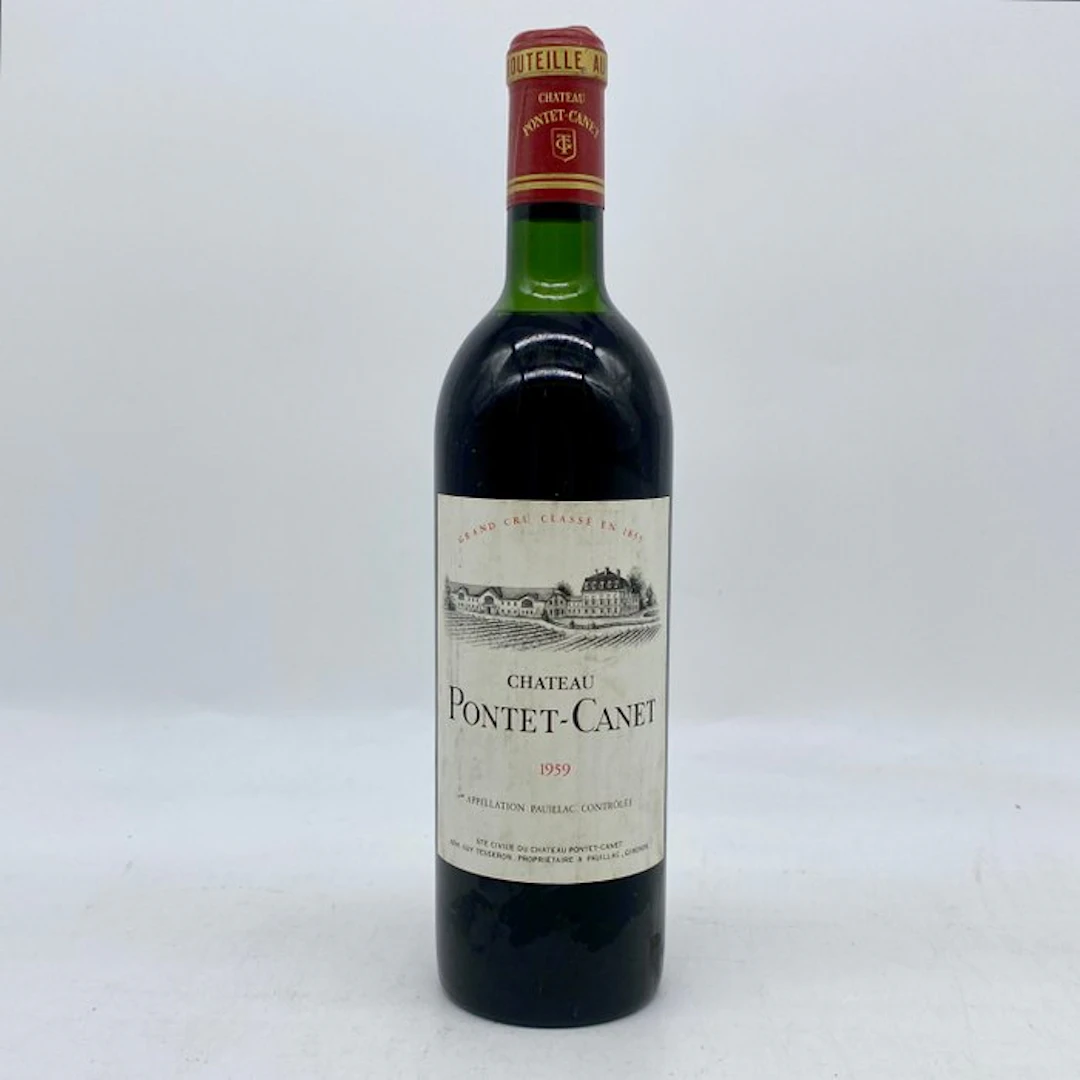 1959 Chateau Pontet-Canet - Pauillac 5ème Grand Cru Classé - 1 Bottle (0.75L)
