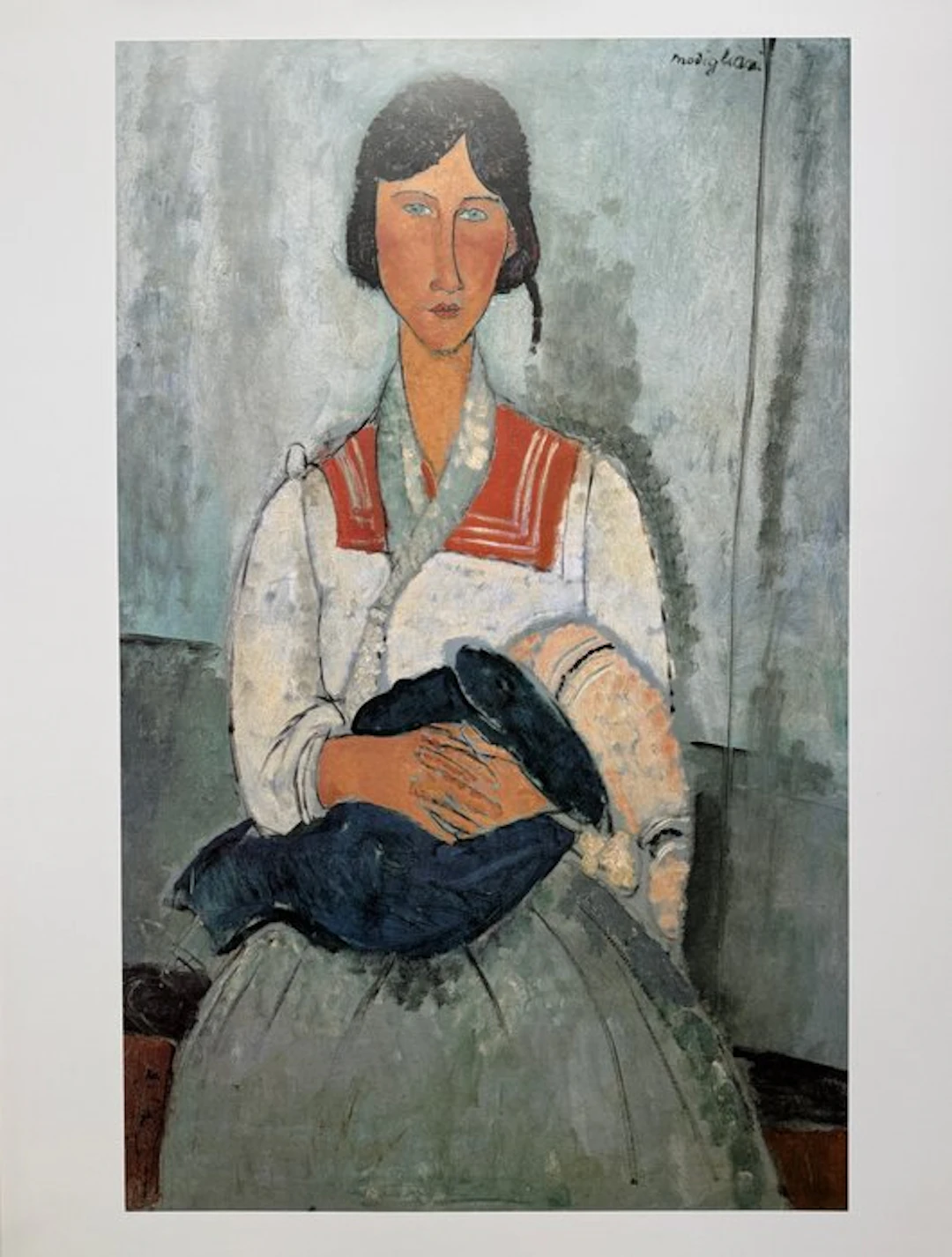 Amedeo Modigliani (1884-1920) - Jeune femme assise