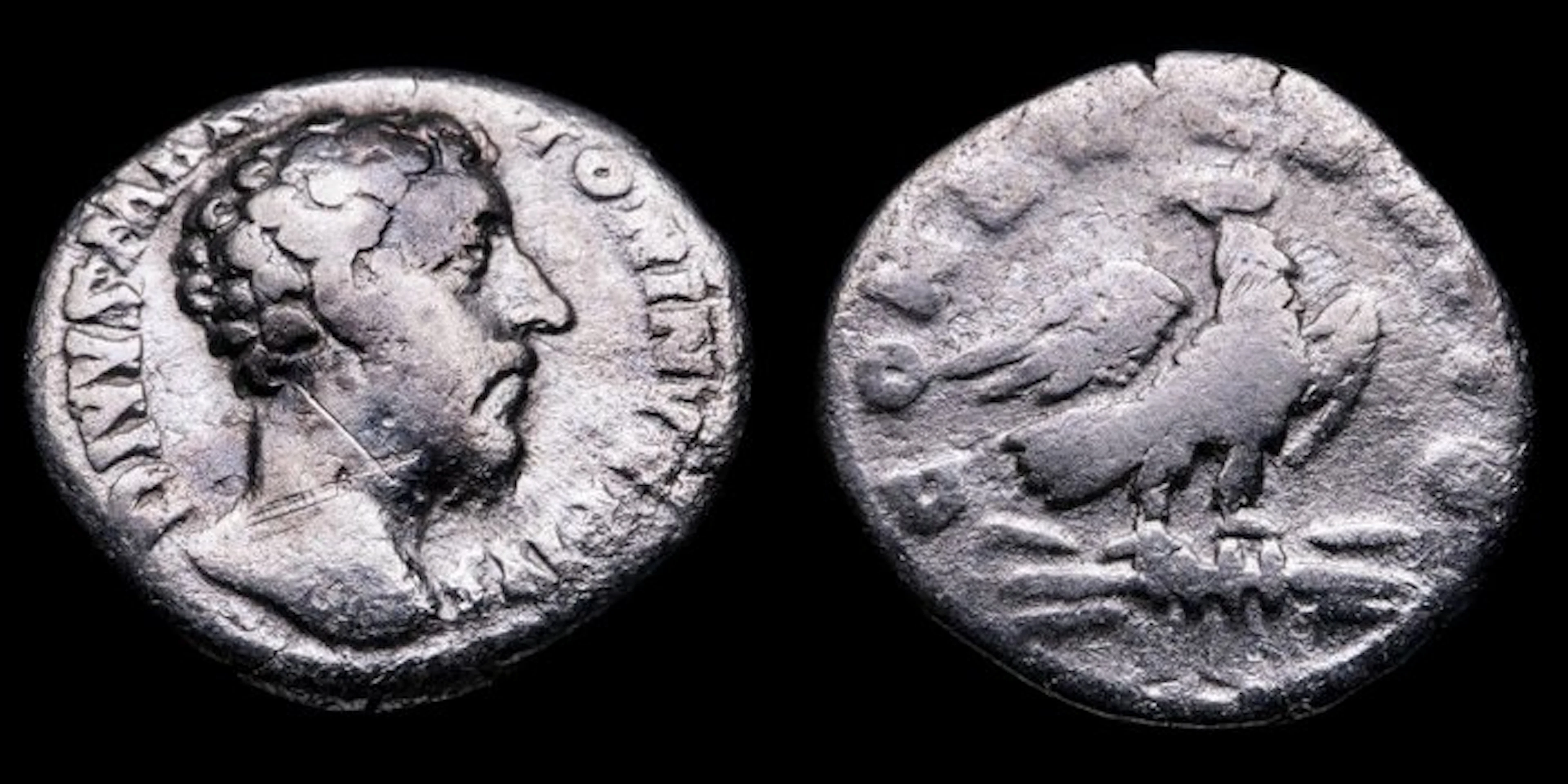 Roman Empire. Divus Marcus Aurelius. Denarius CONSECRATIO (No reserve price)