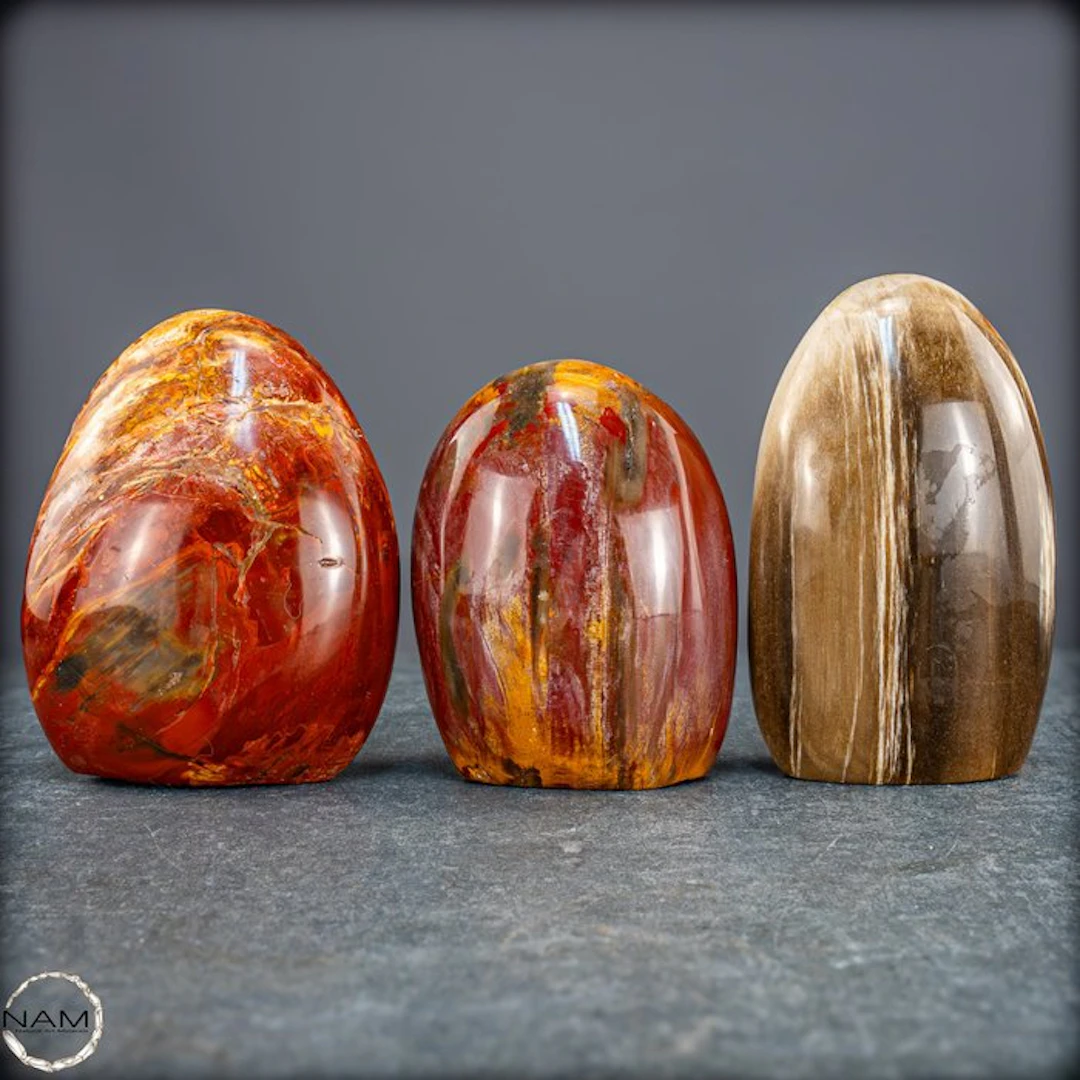 Noble Moonstone Freeform Set – Three hand-polished...