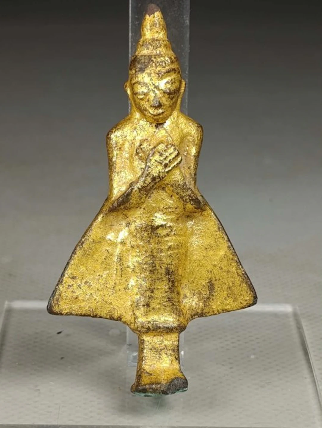 Art Asiatique / Bouddhisme] Statuette de Bouddha debout...