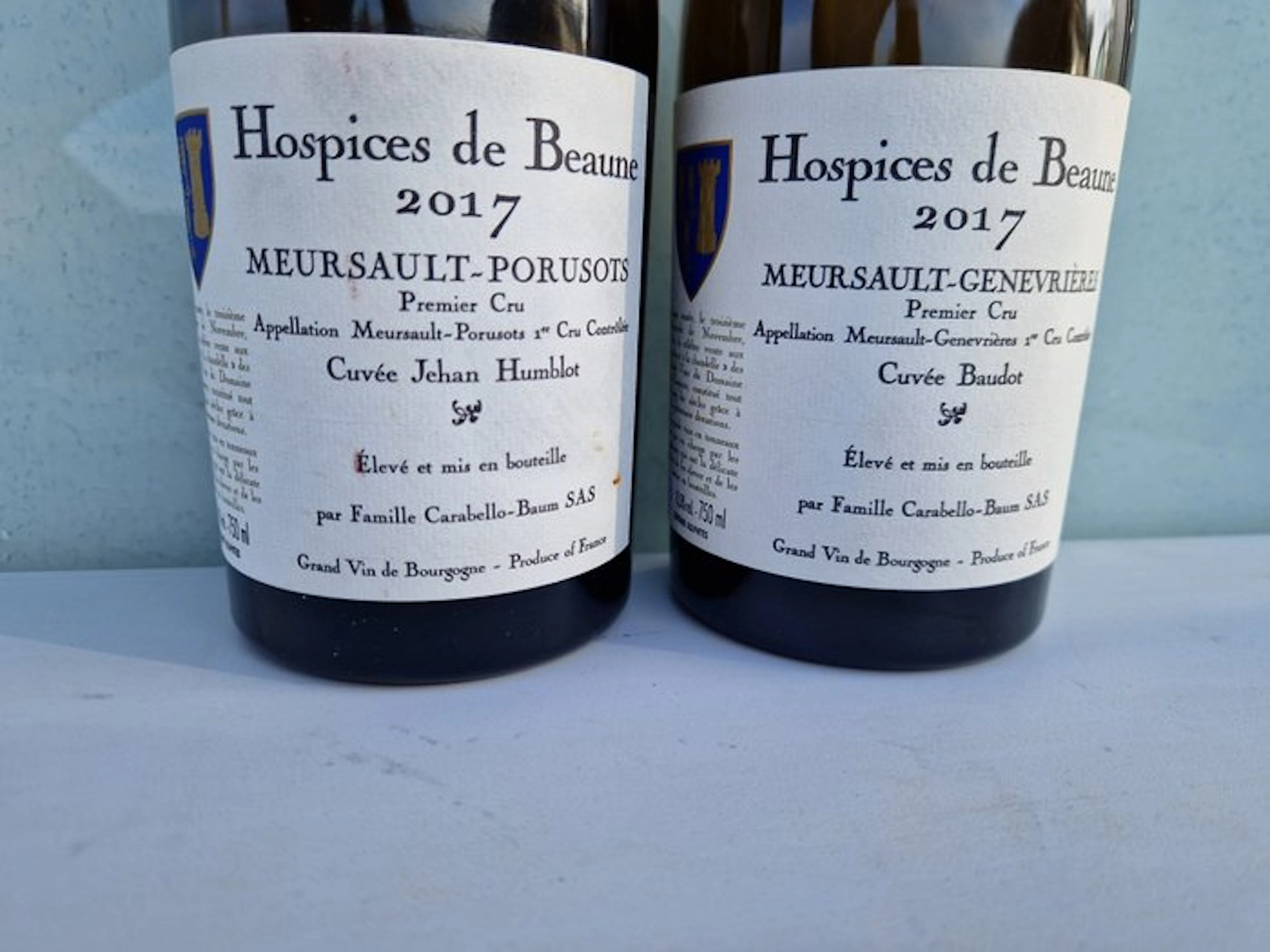 2017 Hospices de Beaune "Porusots - Cuvée Jehan Humblot"...