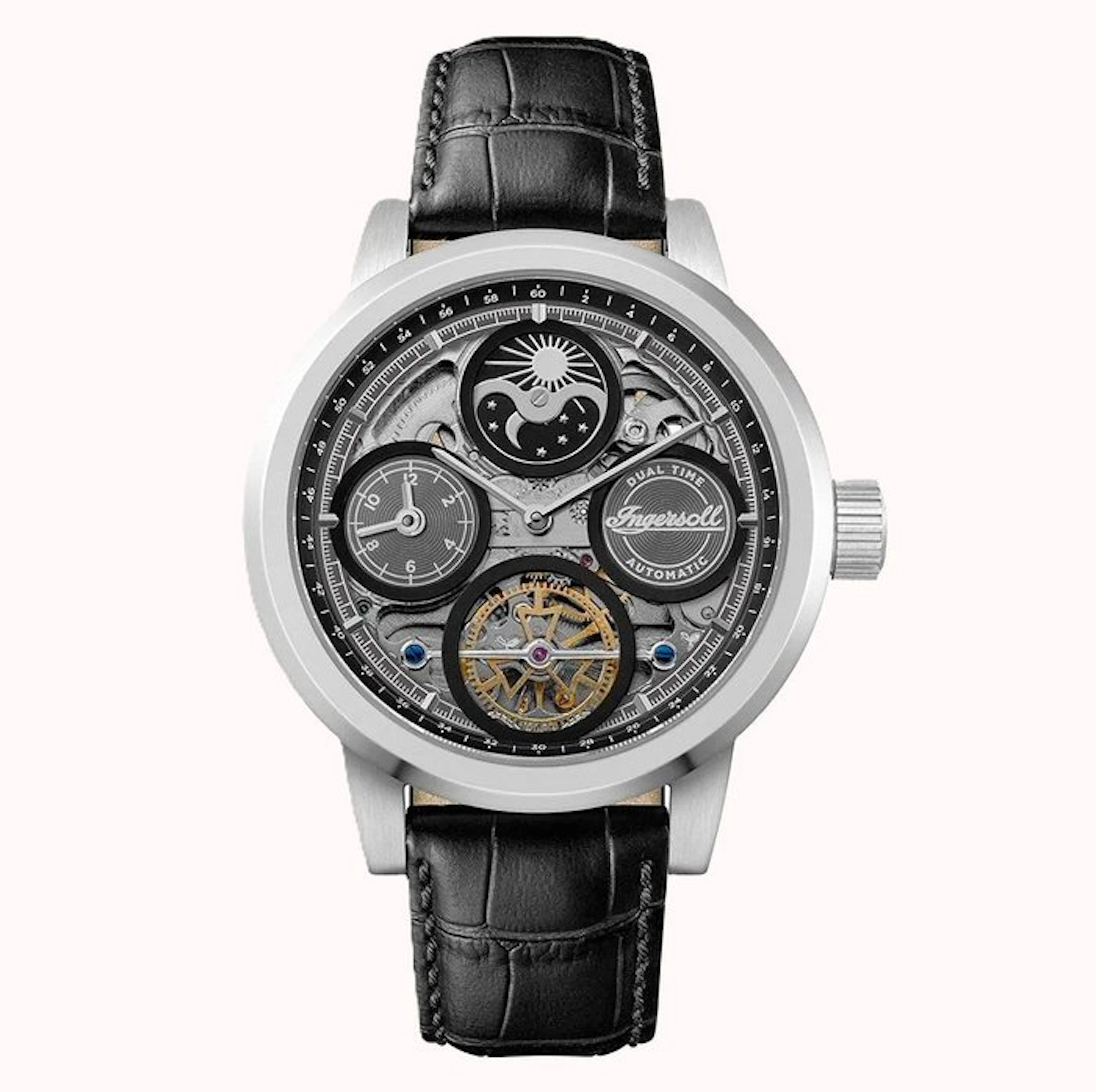 Ingersoll - Automatic - Moon Sun - Dual Time - Open Heart...
