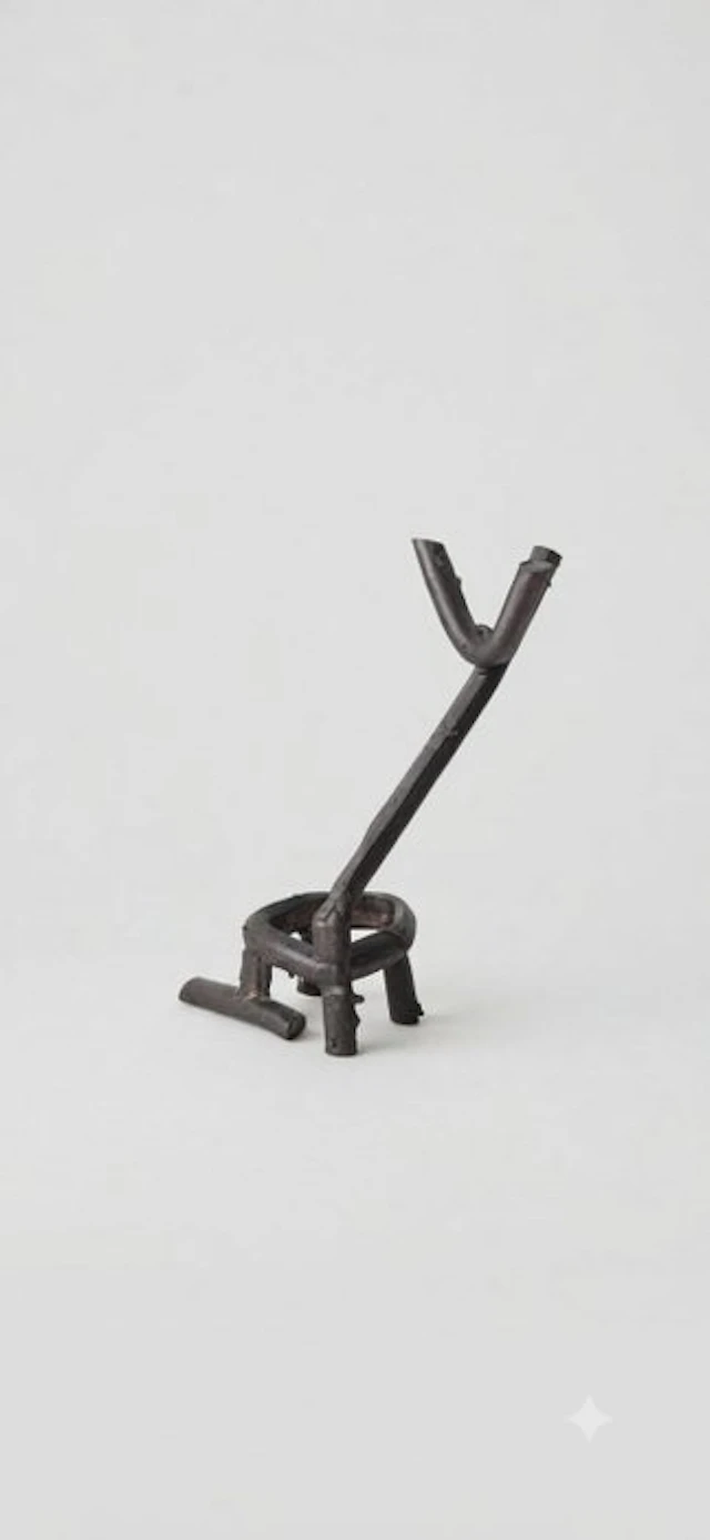 Ros Khavro (XX) - Bronze abstract sculpture