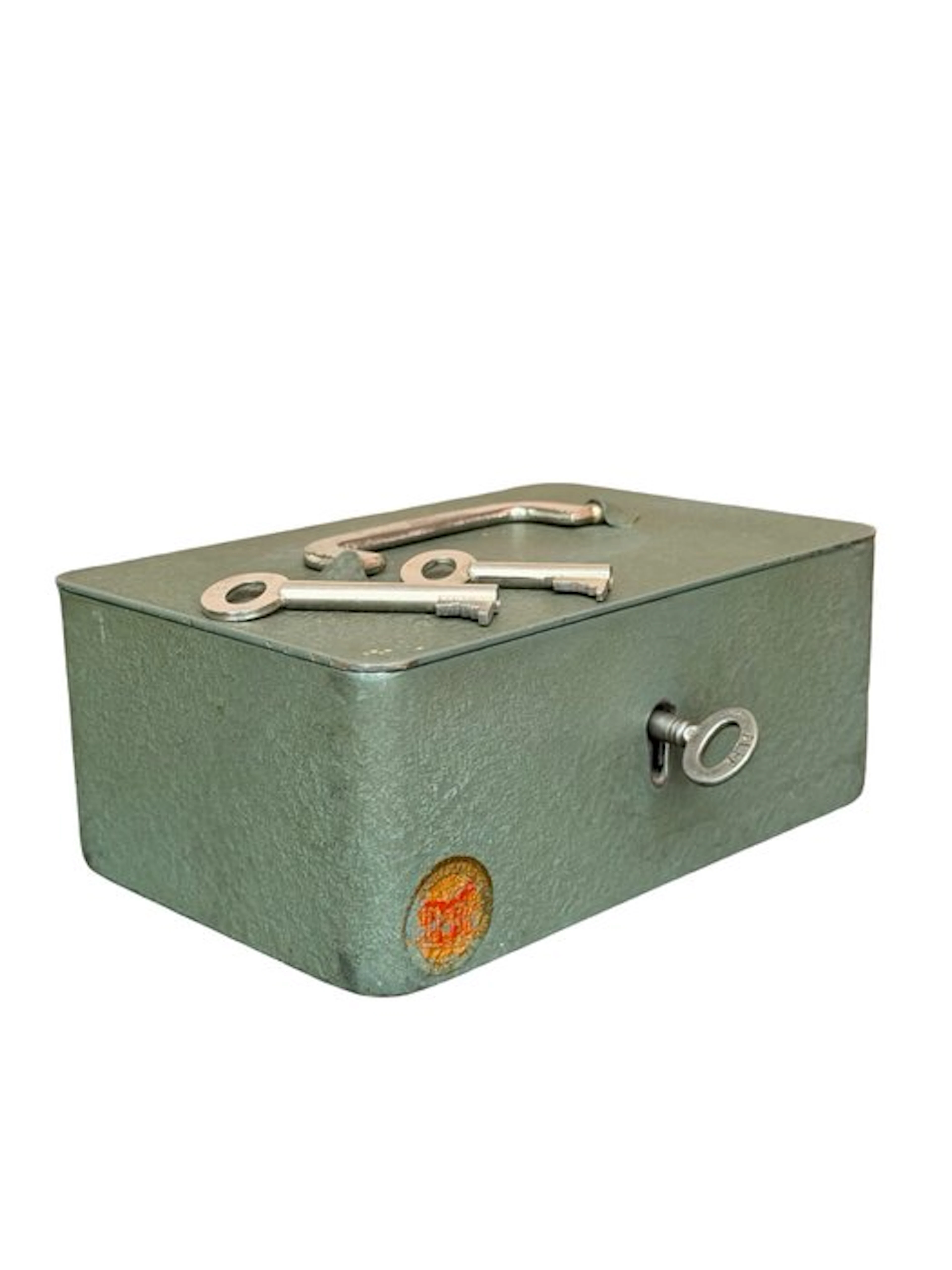 Alfa – Steel Cash Box With 3 Keys & Compartment Tray - Strongbox - Steel