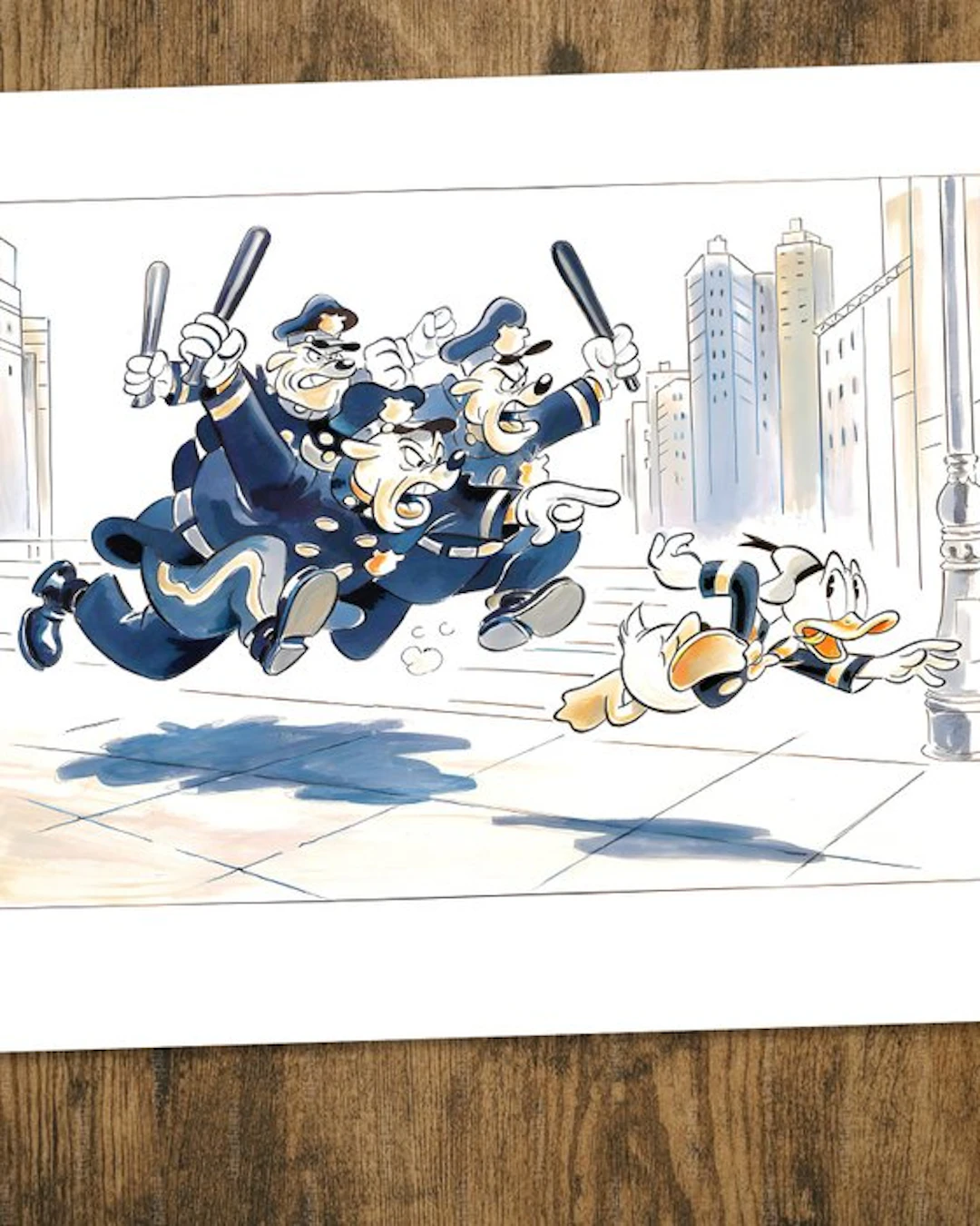Tony Fernandez - Donald Duck Escaping the Beagle Boys...