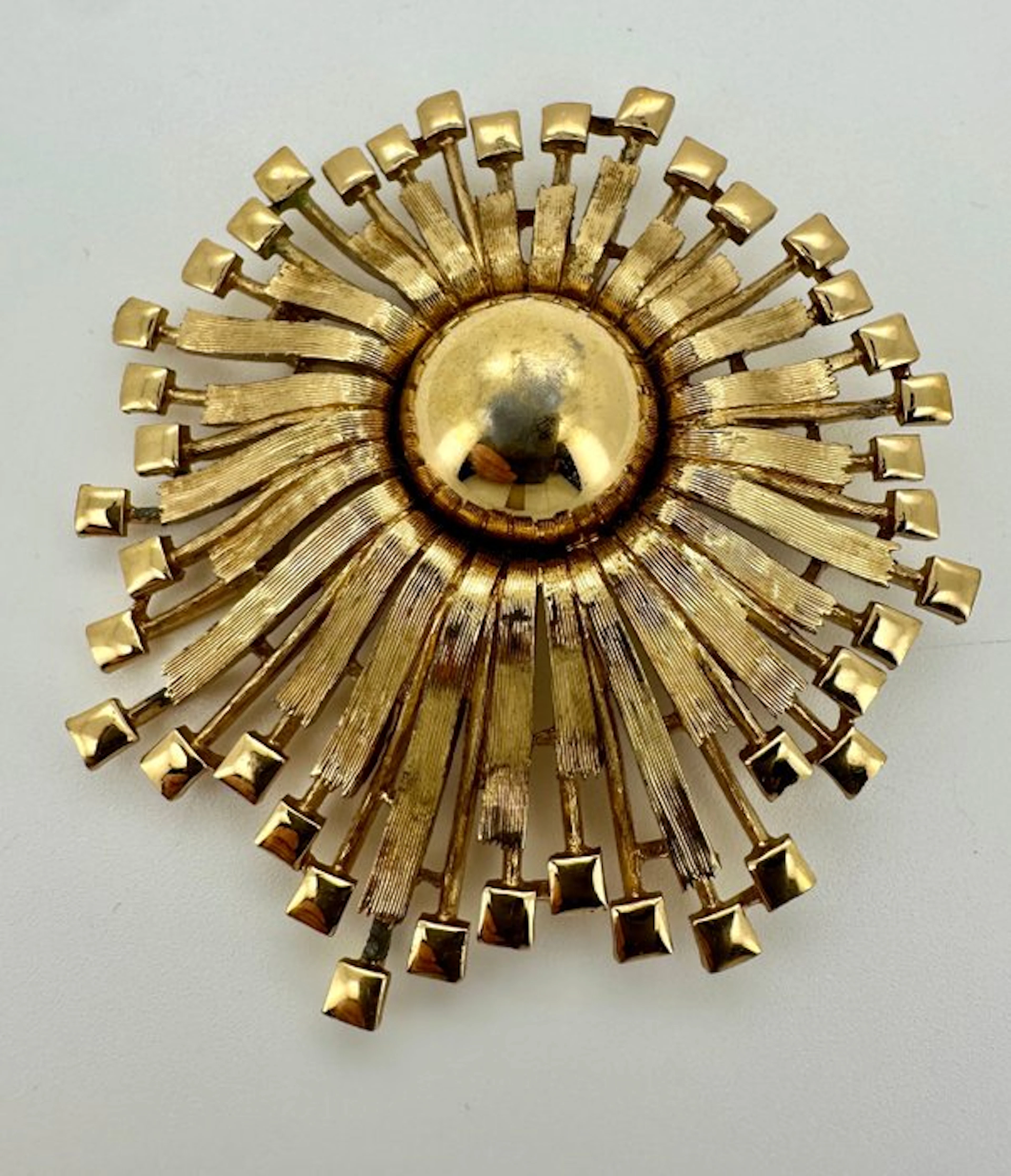 Monet - Gold-plated - Brooch - Fantessa Collection 1974