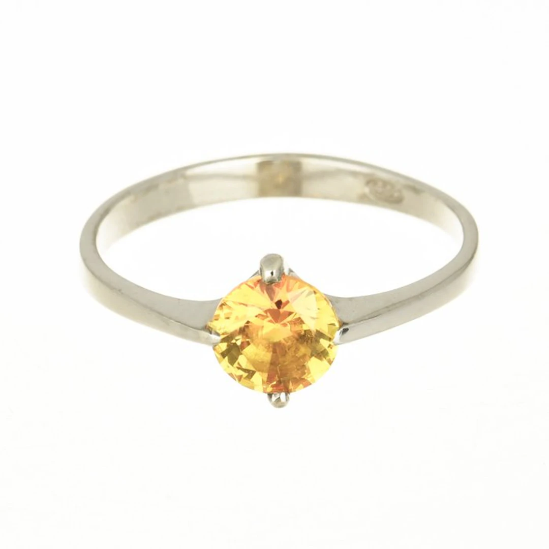 Ring - 14 kt. Yellow gold Sapphire