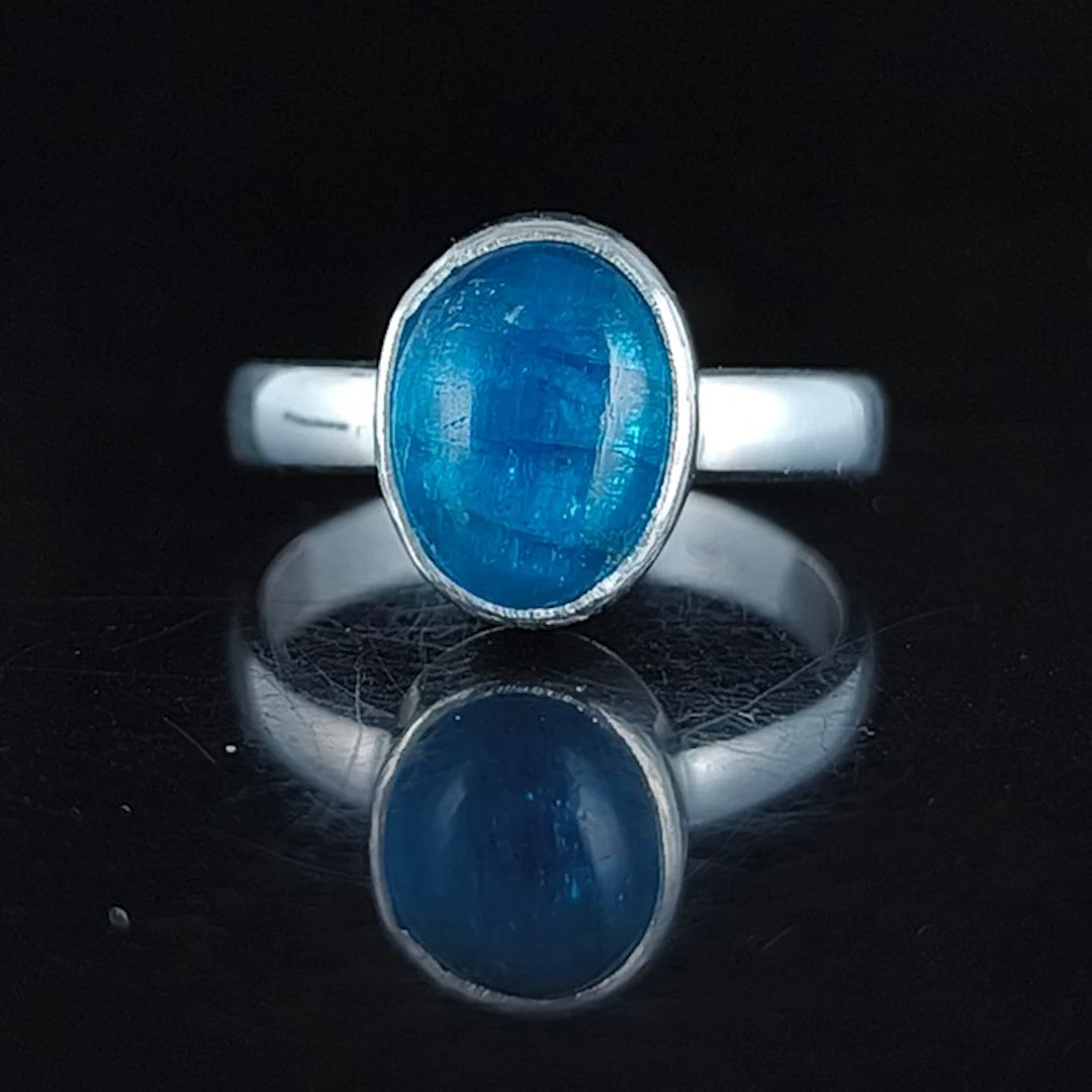 Apatite - Silver - Ring - Neon