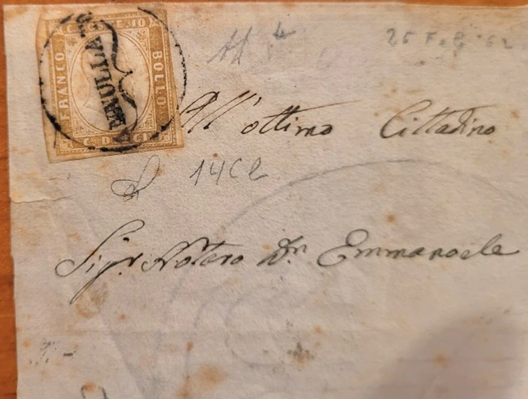 Italy Kingdom 1862 - Sicily 1862: Piazza mute cancel on...