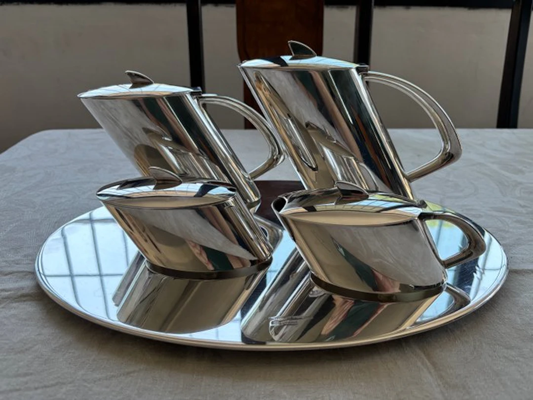 christoph widmann - Tea service (6) - Silverplated
