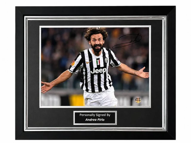 Juventus - Italian Football League - Andrea Pirlo Signed...