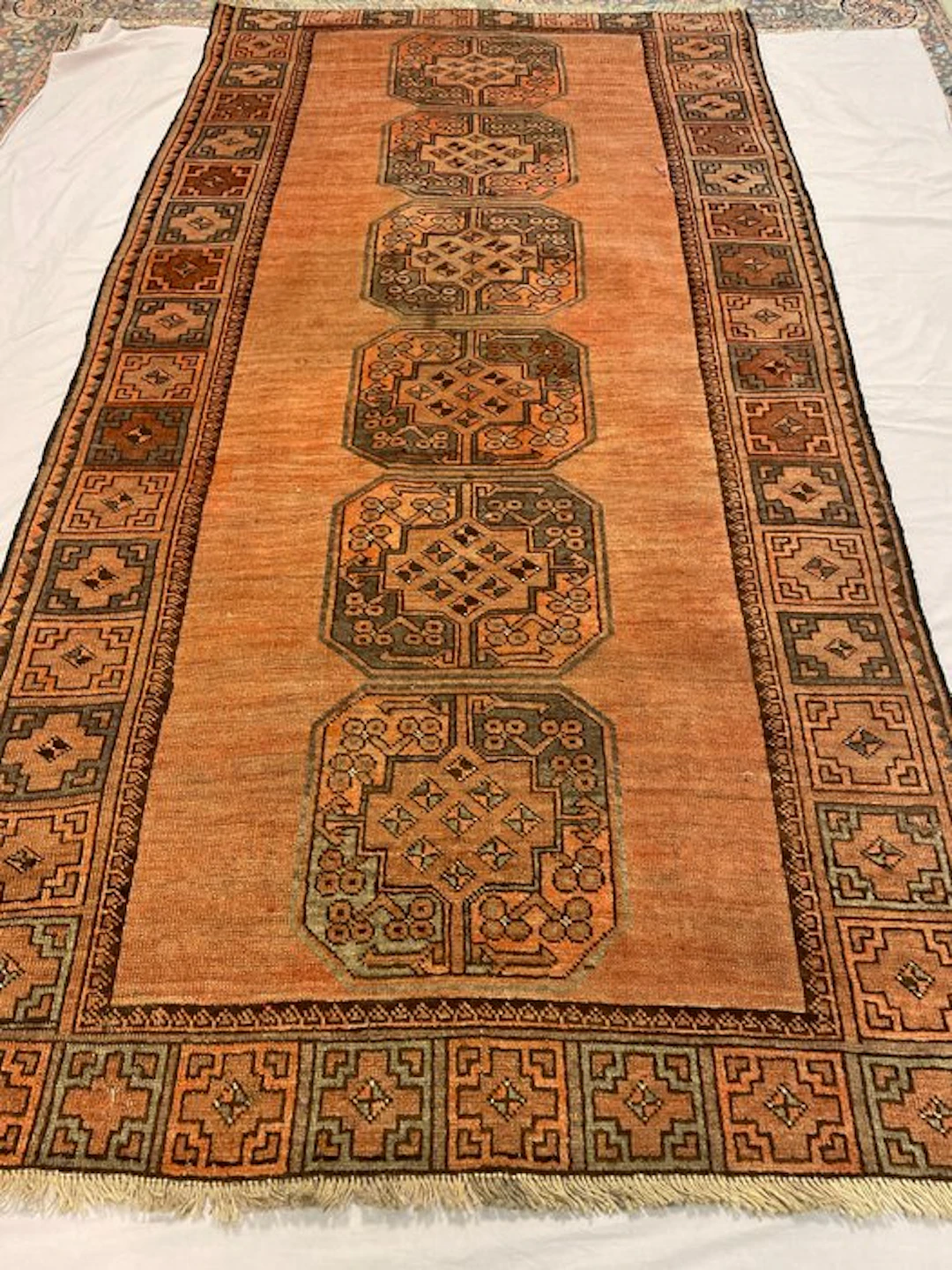 Carpet - 235 cm - 116 cm - Antique Afghan Ersari rug