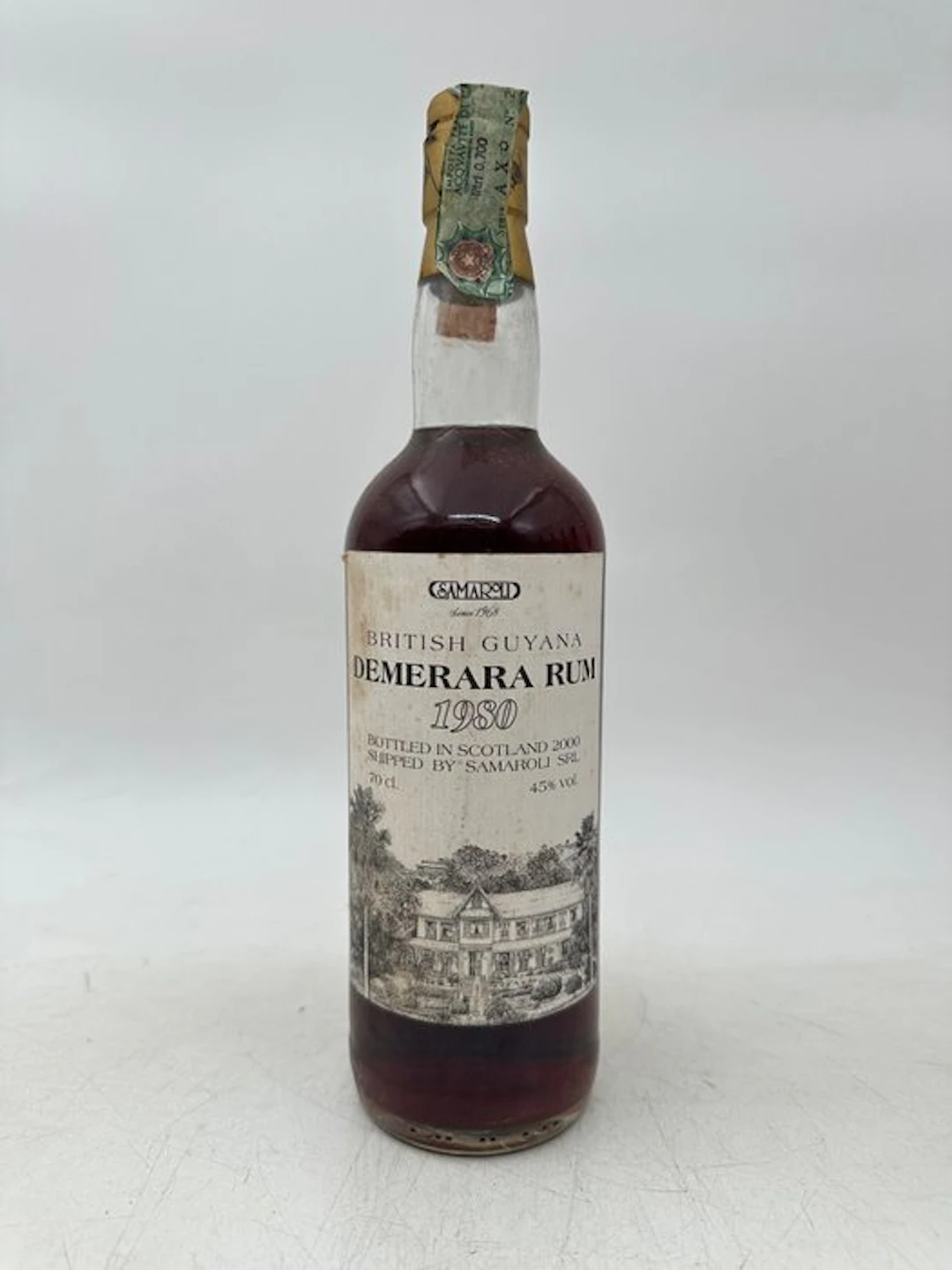 Demerara Rum 1980 Samaroli - British Guyana - b. 2000 - 70cl