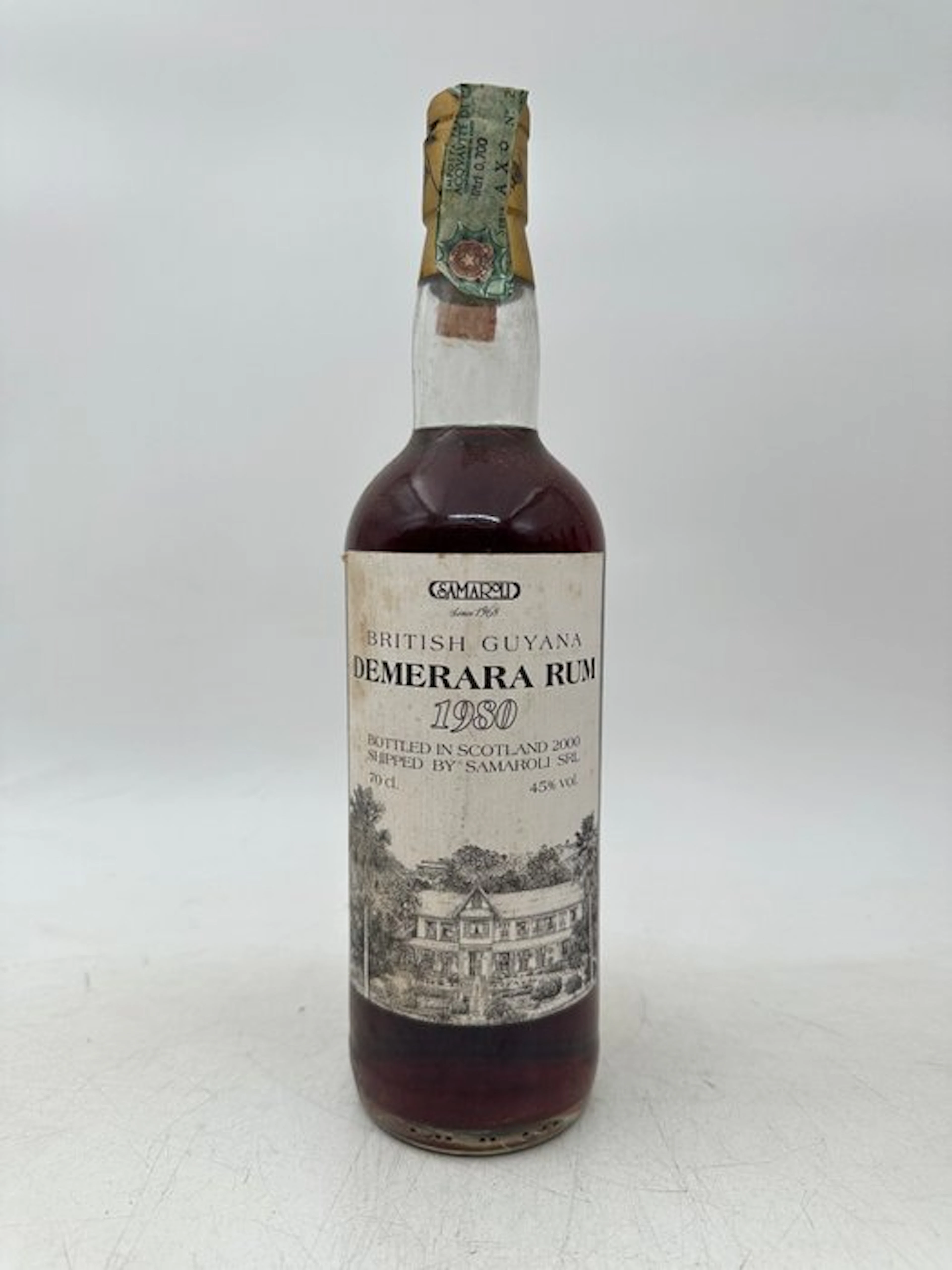 Demerara Rum 1980 Samaroli - British Guyana - b. 2000 - 70cl
