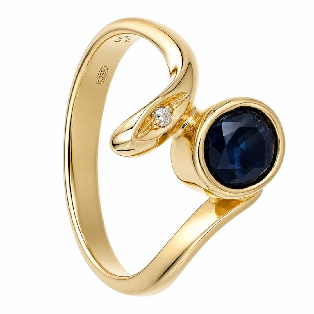 No reserve price - Ring - 18 kt