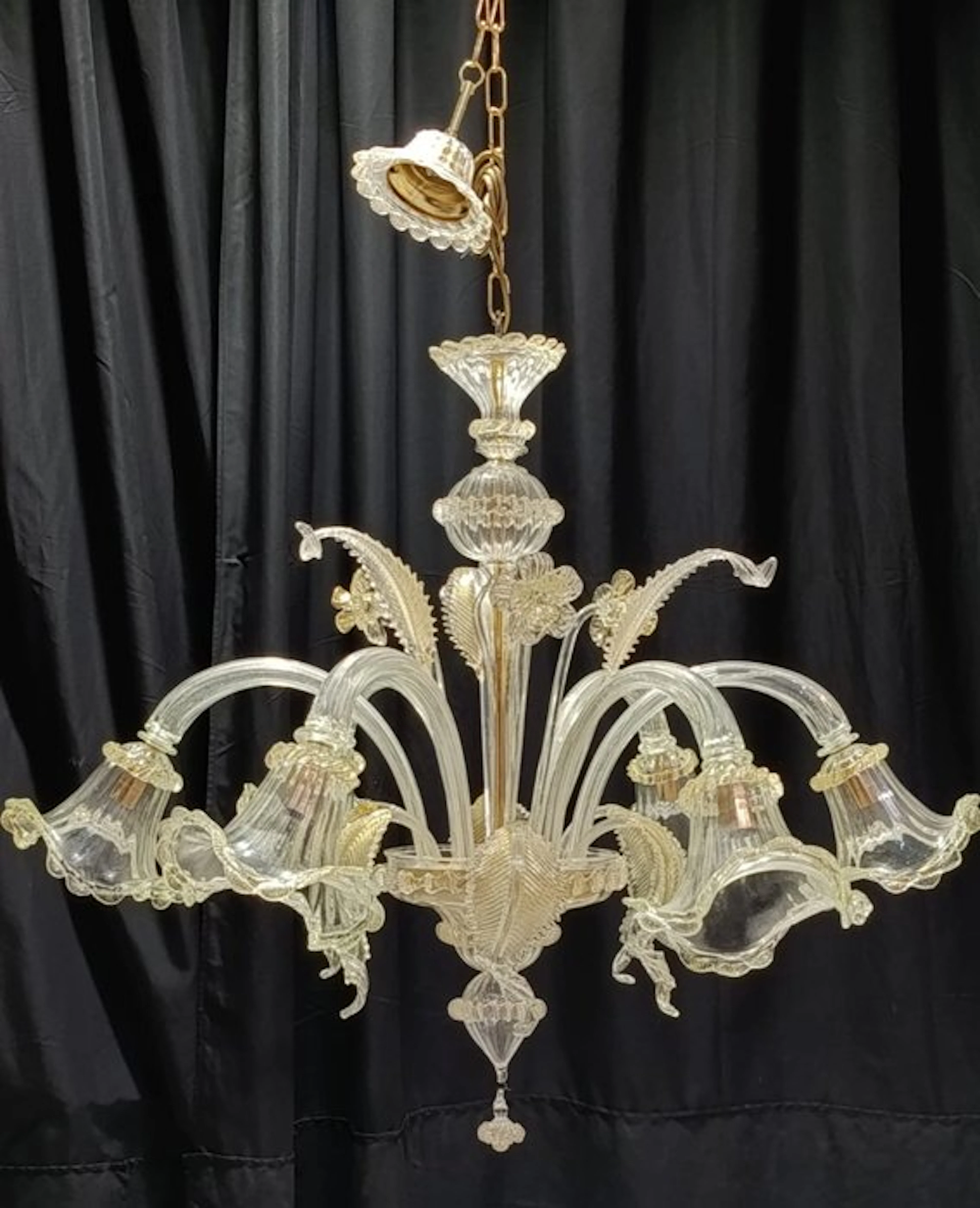 Chandelier - Orosei - Murano glass - 6 lights