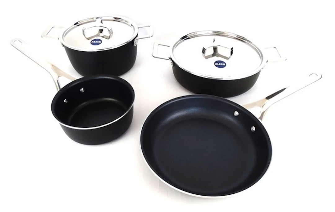 Alessi - Jasper Morrison - Cooking pot set (4)...