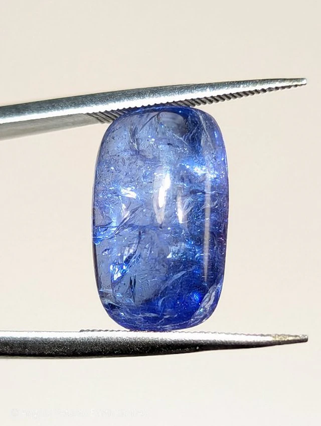 6.75 ct – Beautiful Natural Tanzanite – Intense Blue...