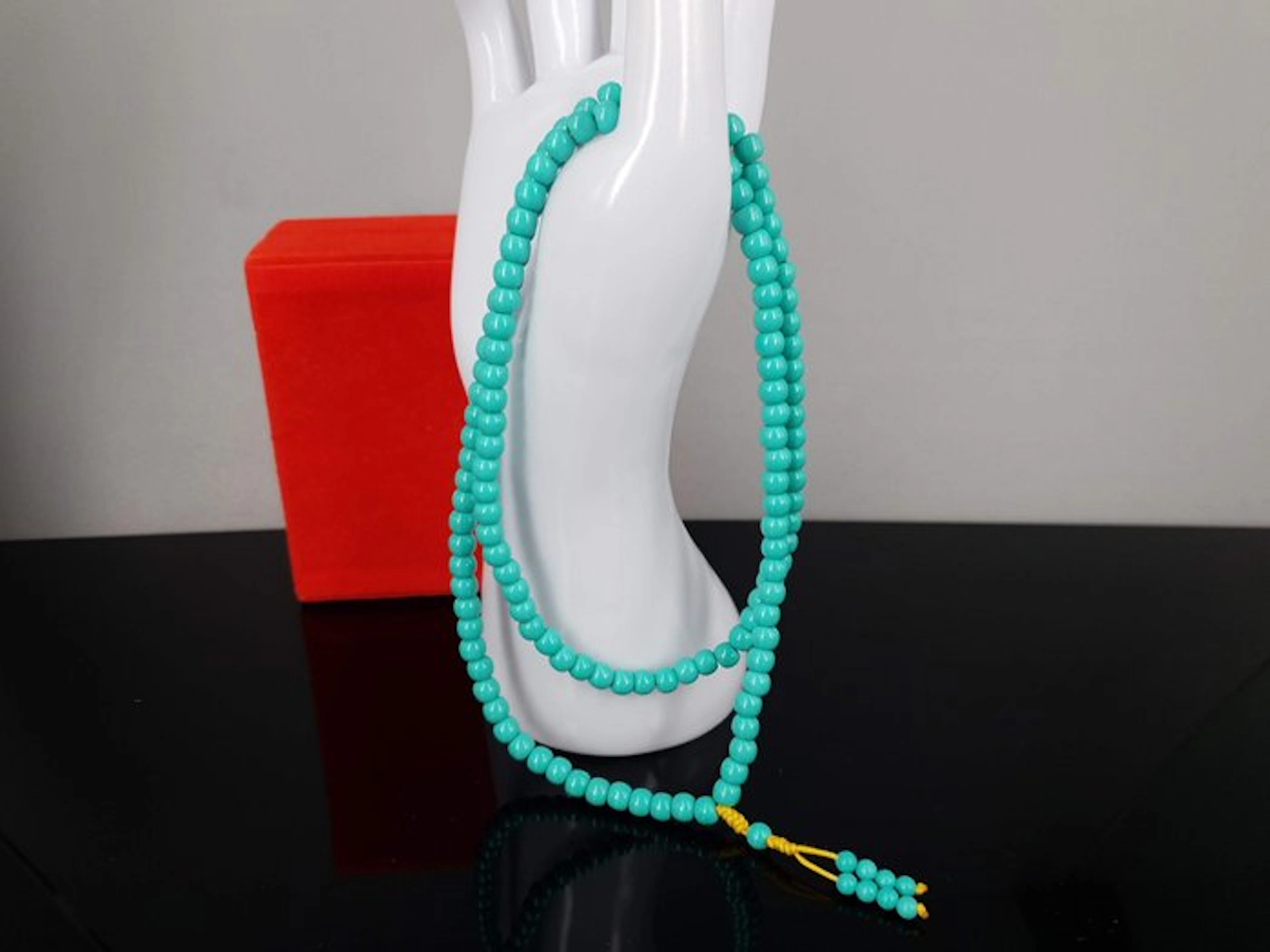 Natural Turquoise Tasbih Prayer / Free Shipping - Chain