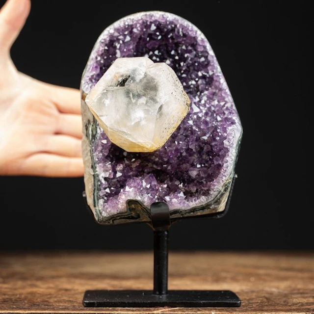 Extremely Rare Mineral Specimen - Top Quality Dark Purple...