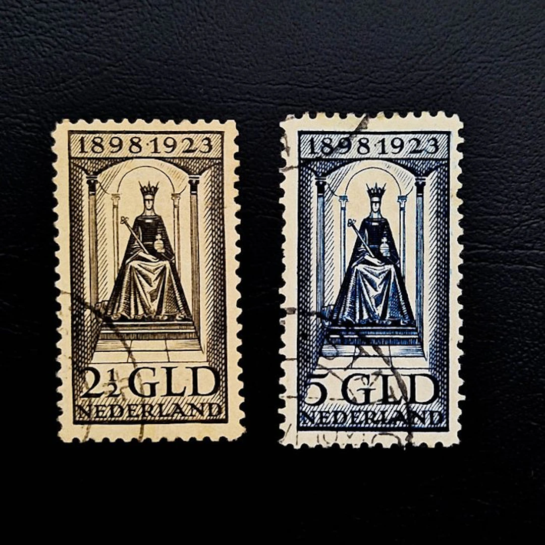 Netherlands 1923 - 25-Year Reign Jubilee of Queen...