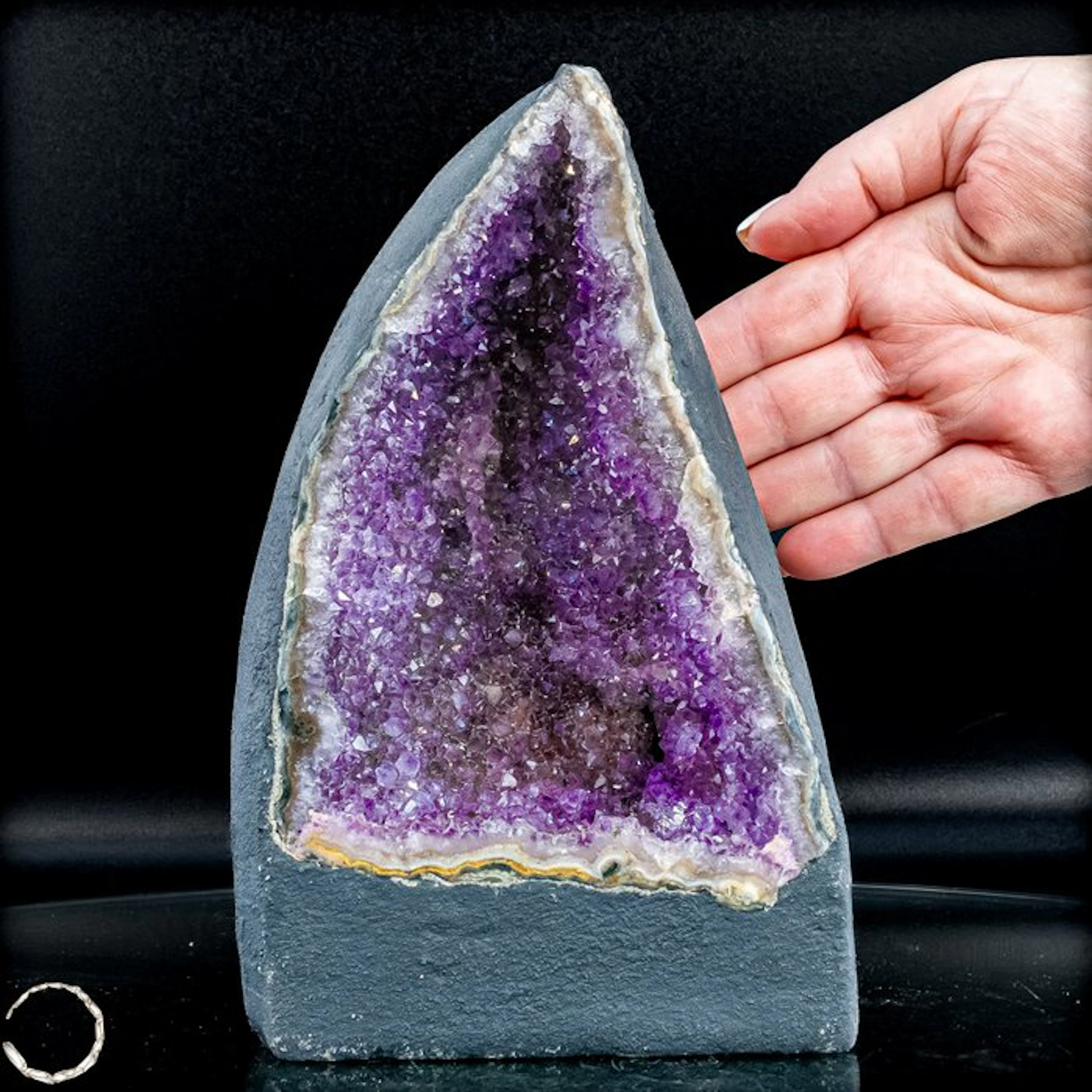 Natural amethyst crystal cathedral – deep purple collector's rarity- 2647.15 g