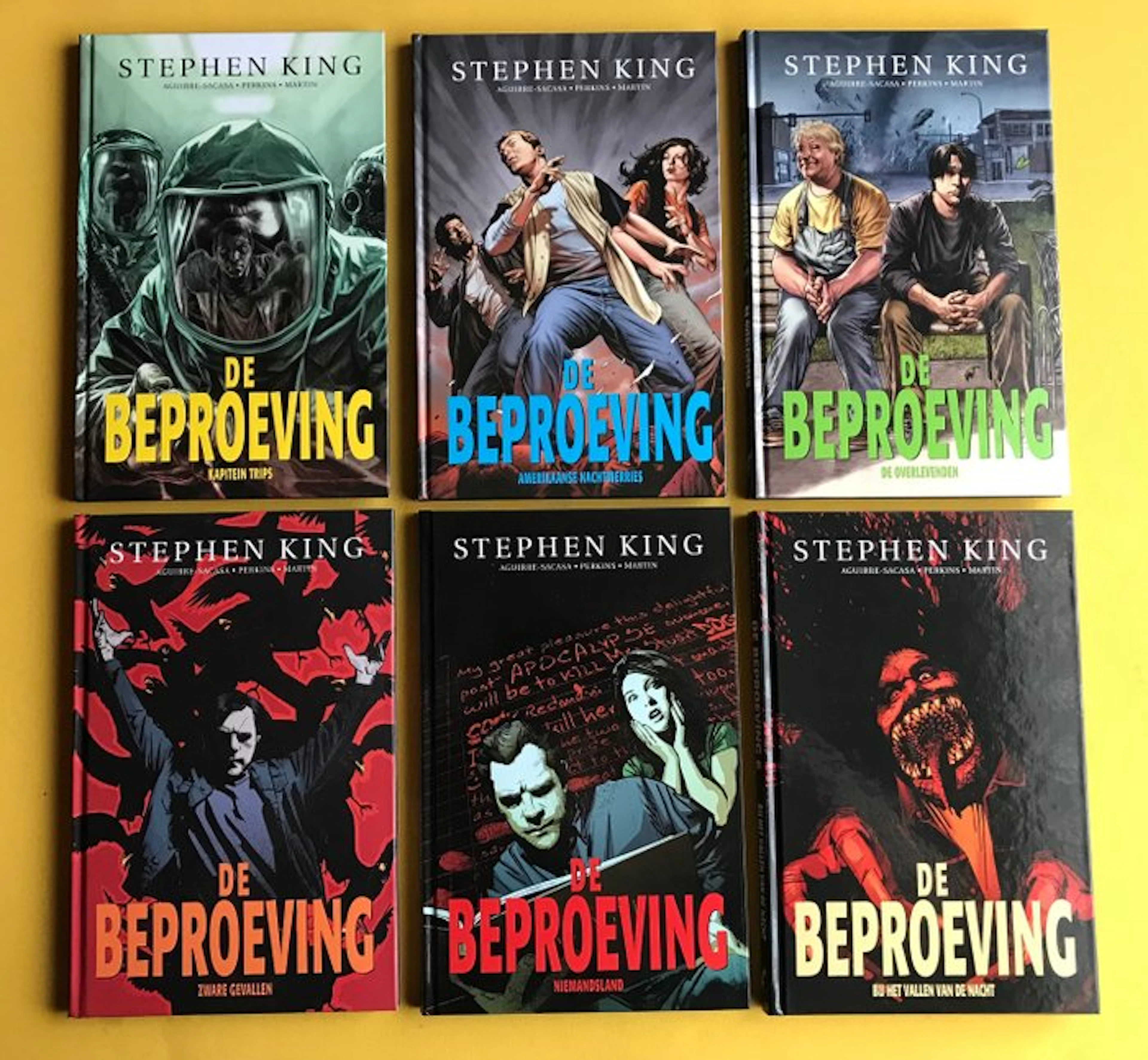 Stephen King - De beproeving 1 t/m 6 - Complete reeks HC...