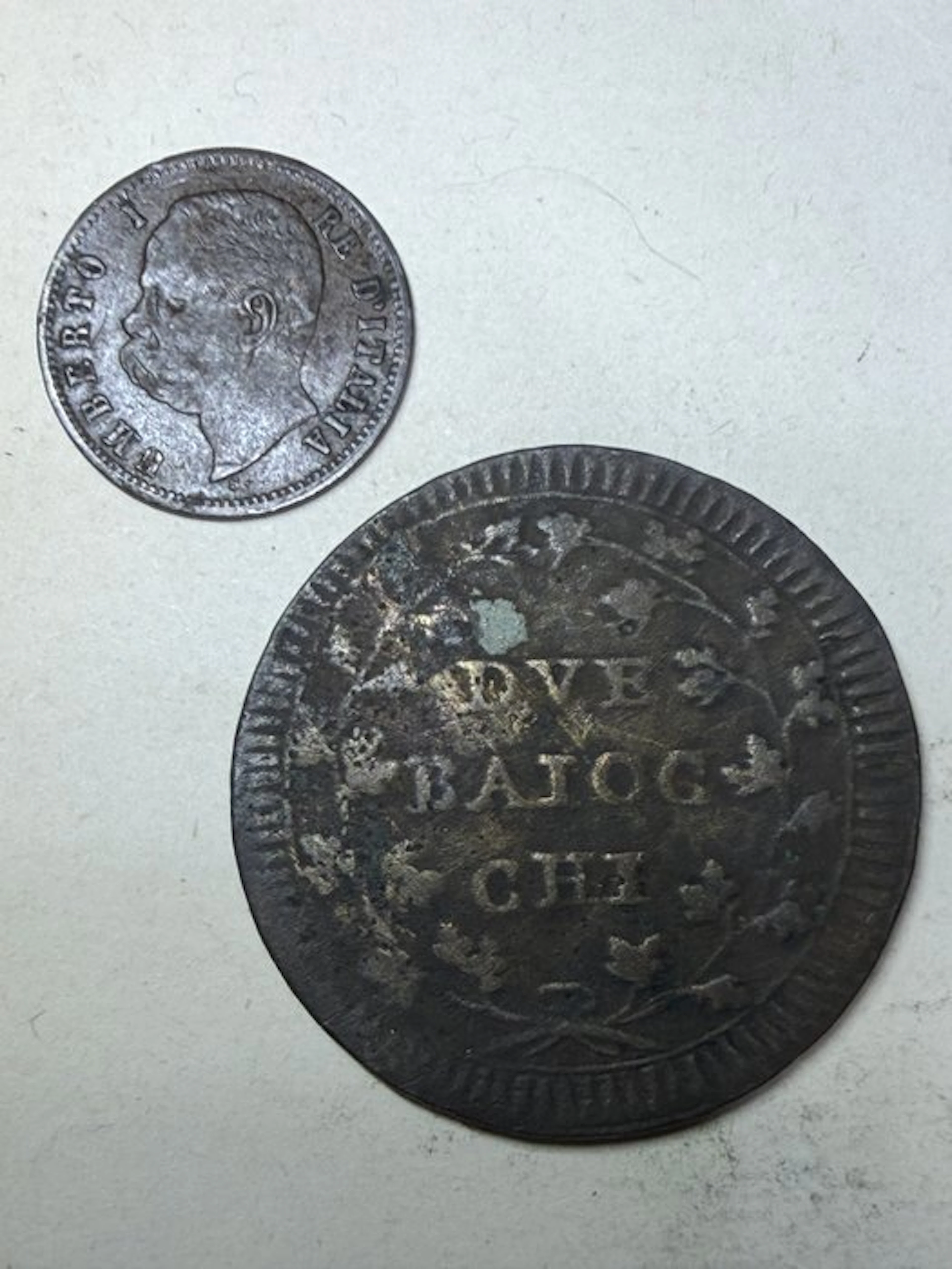 Italy. 2 Baiocchi 1799 + 2 Centesimi 1895 (No reserve price)