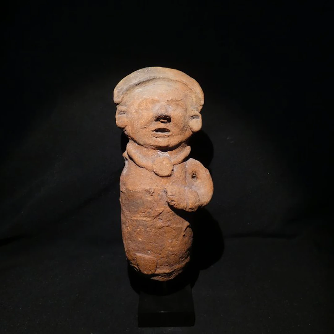 Veracruz, Terracotta Figure. 27 cm H. Spanish Import License. 300 - 900 AD