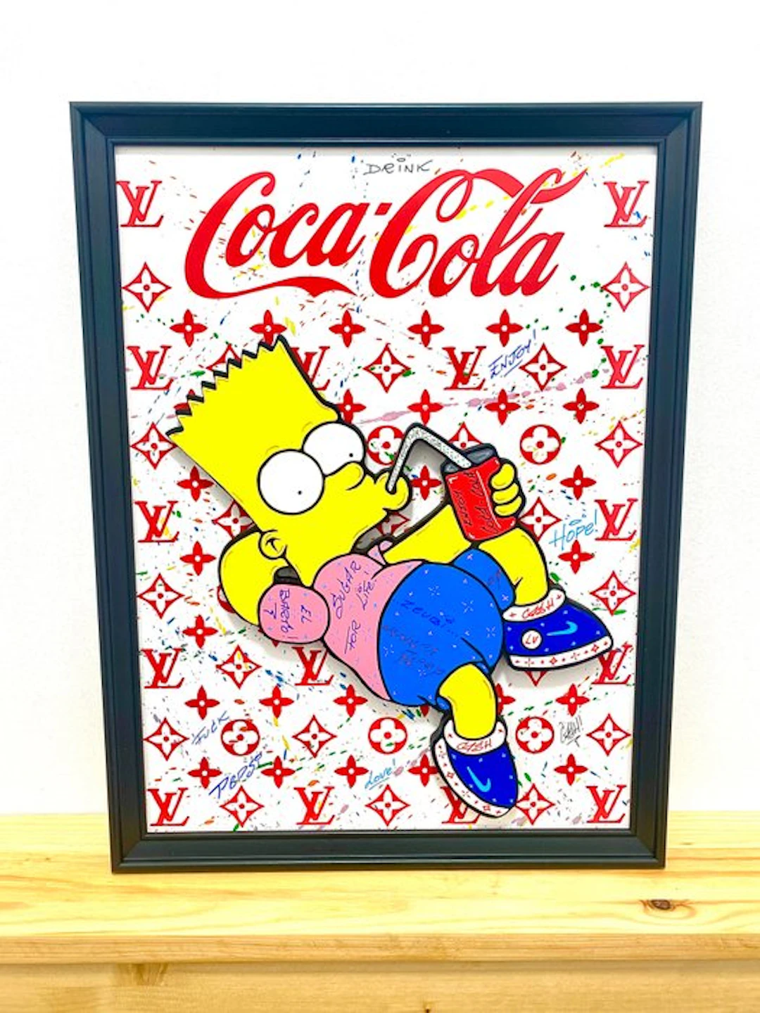CASH - BART SIMPSON ENJOY COCA COLA !