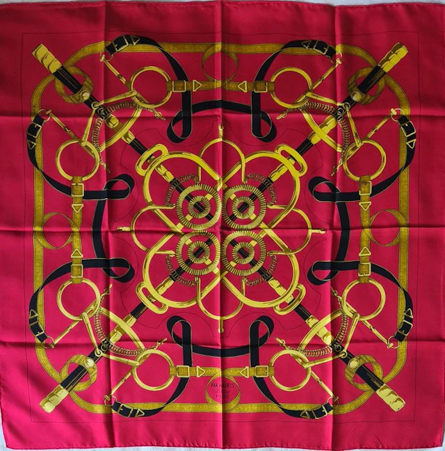 Hermès - ÉPERON D'OR by Henri d'Origny - Foulard