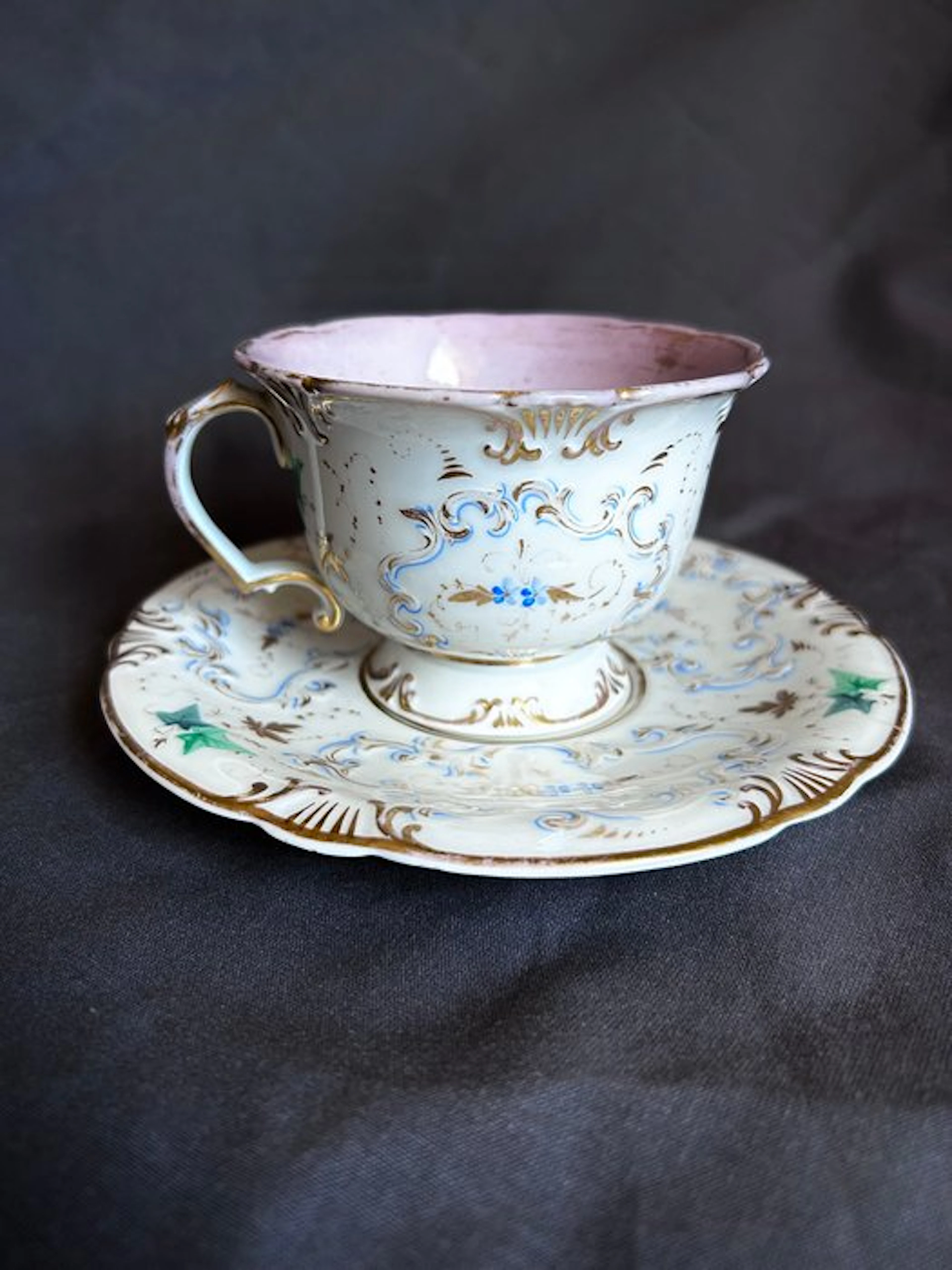 KPM - Cup and saucer (2) - Porcelain
