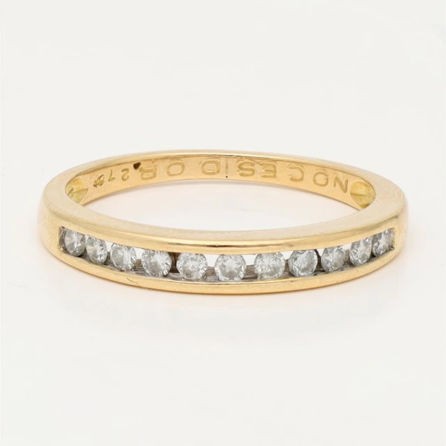 Ring - 18 kt. Yellow gold - 0.33ct. tw. Diamond (Natural)