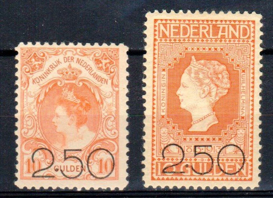 Netherlands 1920 - Cleanup issue - NVPH 104-105