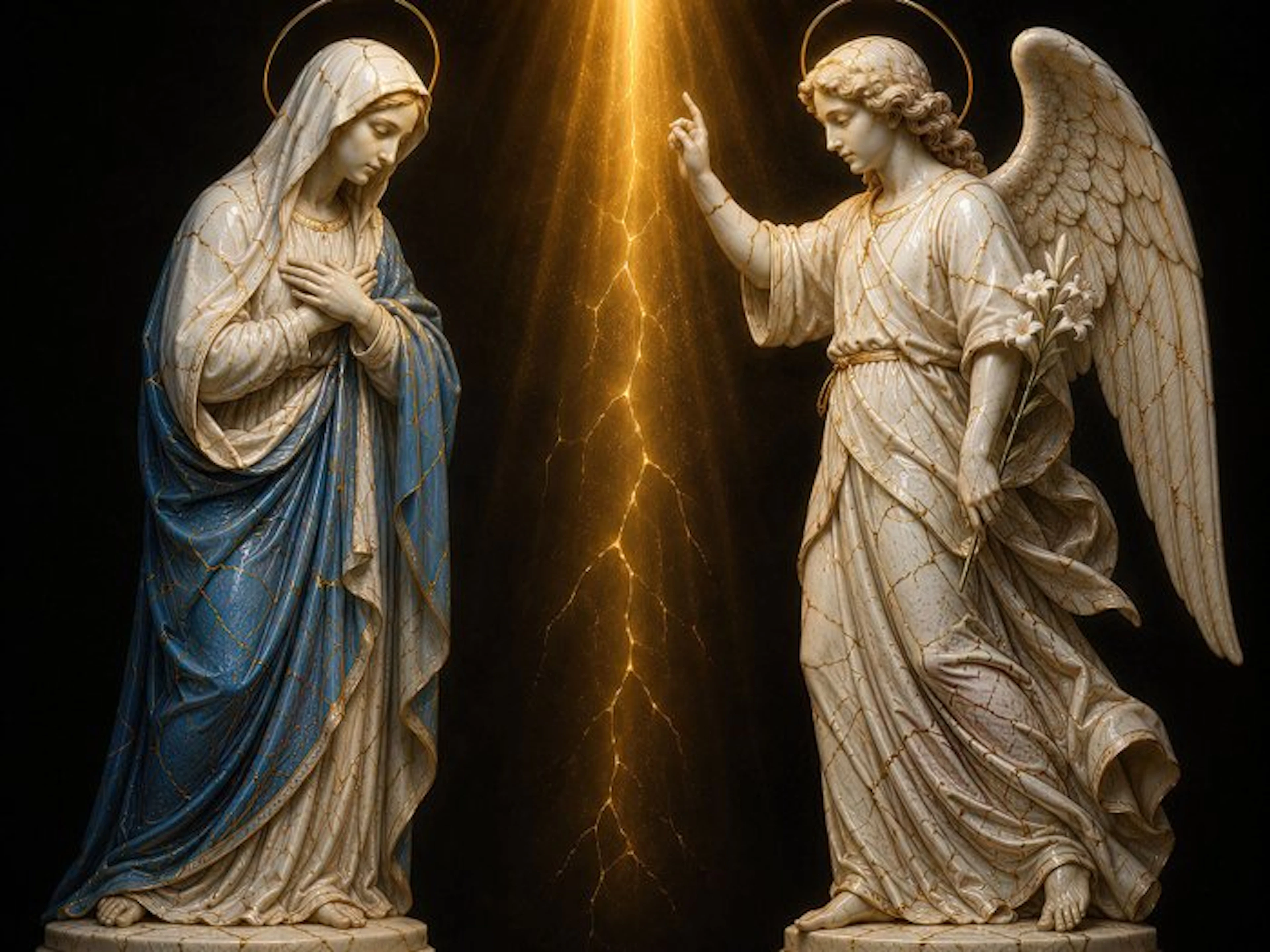 Yamila - La Santísima Virgen y el Arcángel Gabriel